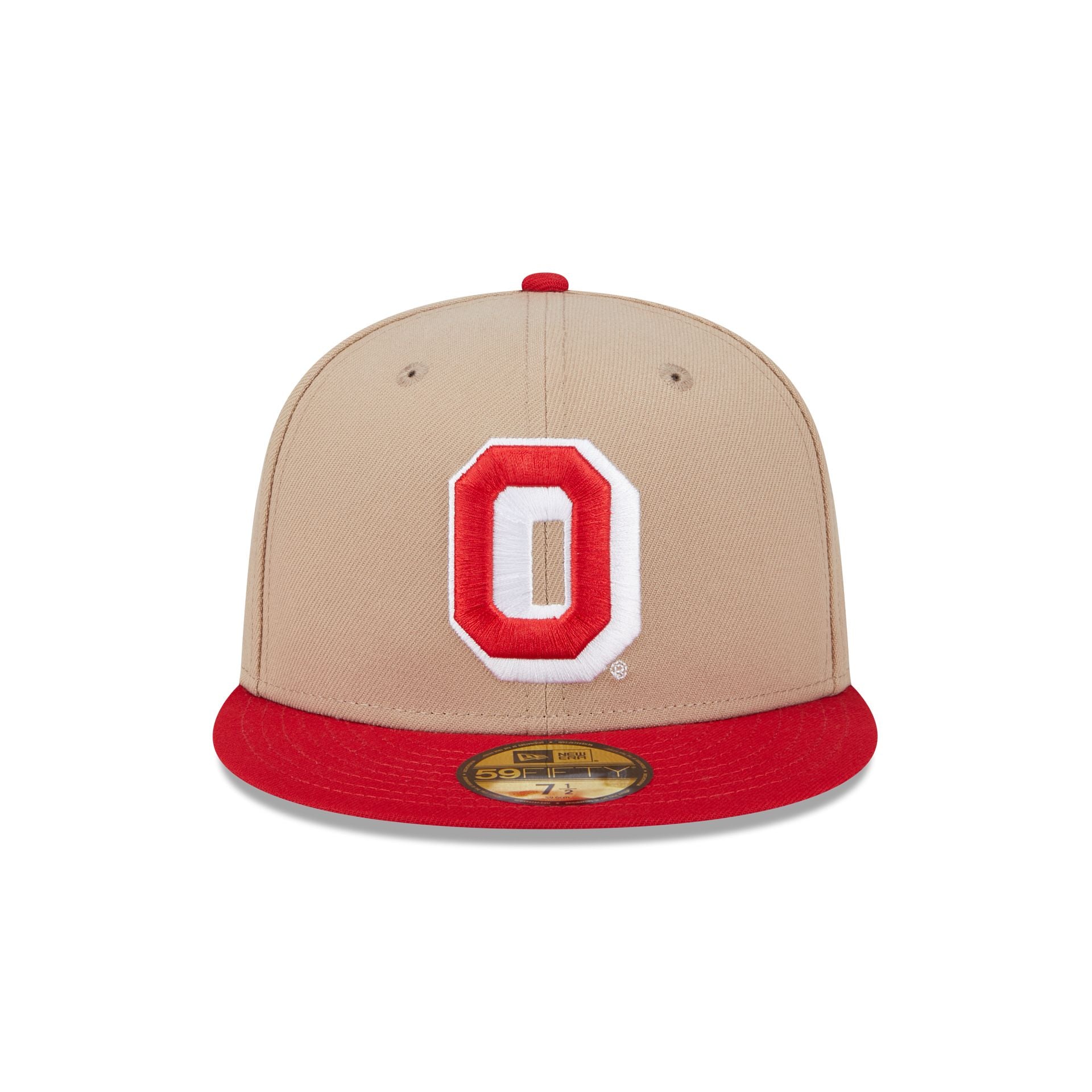 Ohio State Buckeyes Camel College Vault 59FIFTY Fitted Hat - Image 2