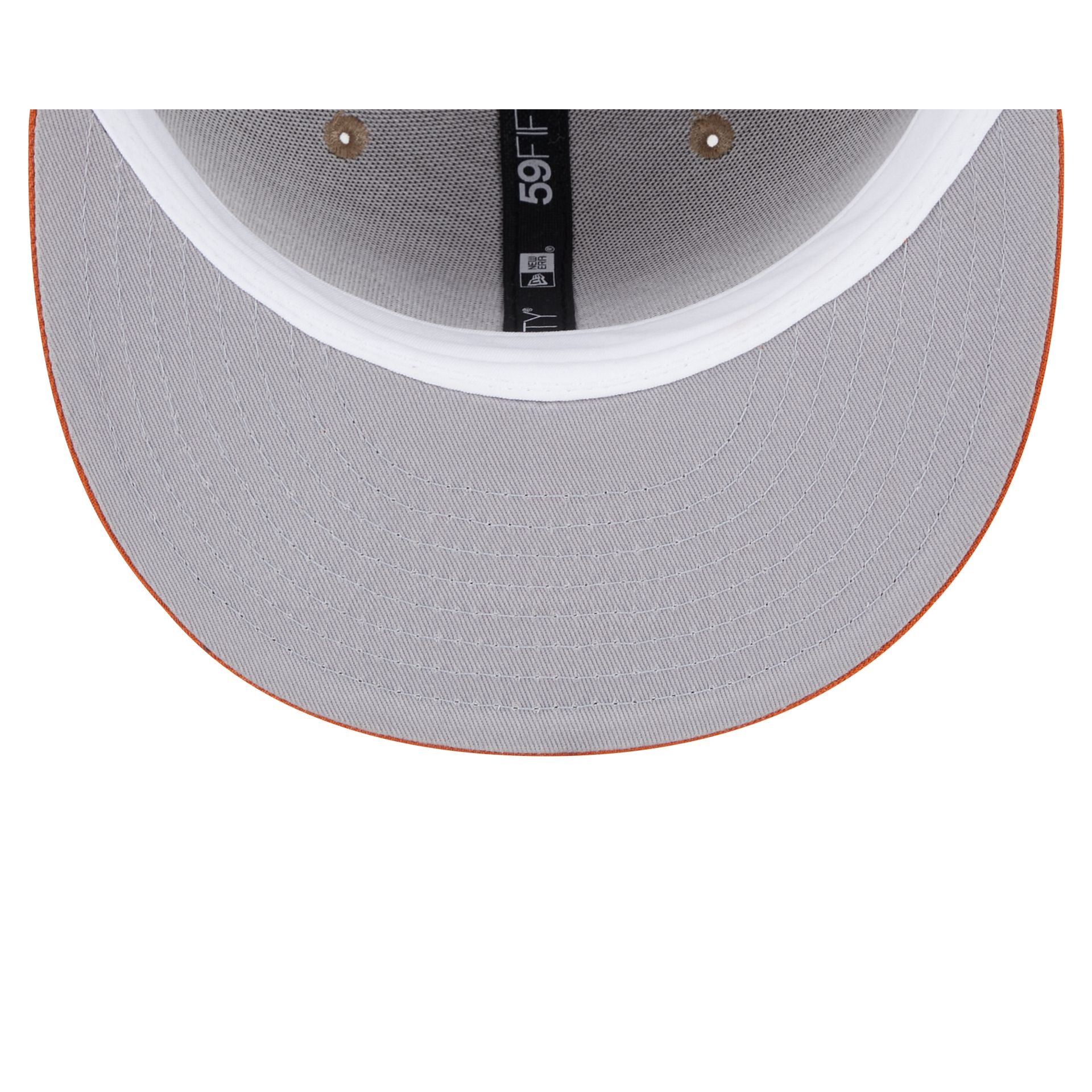 Texas Longhorns Camel College Vault 59FIFTY Fitted Hat - Image 7