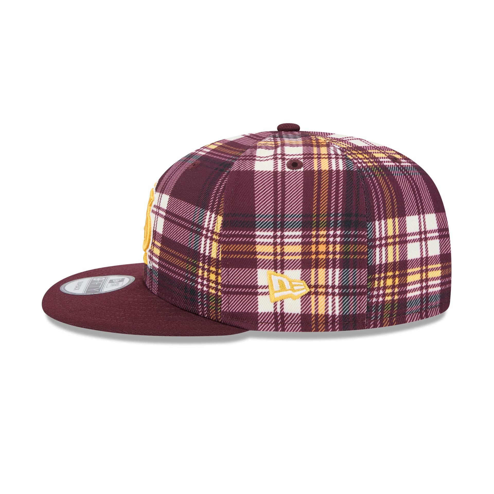 Arizona State Sun Devils Plaid 9FIFTY Snapback Hat - Image 6