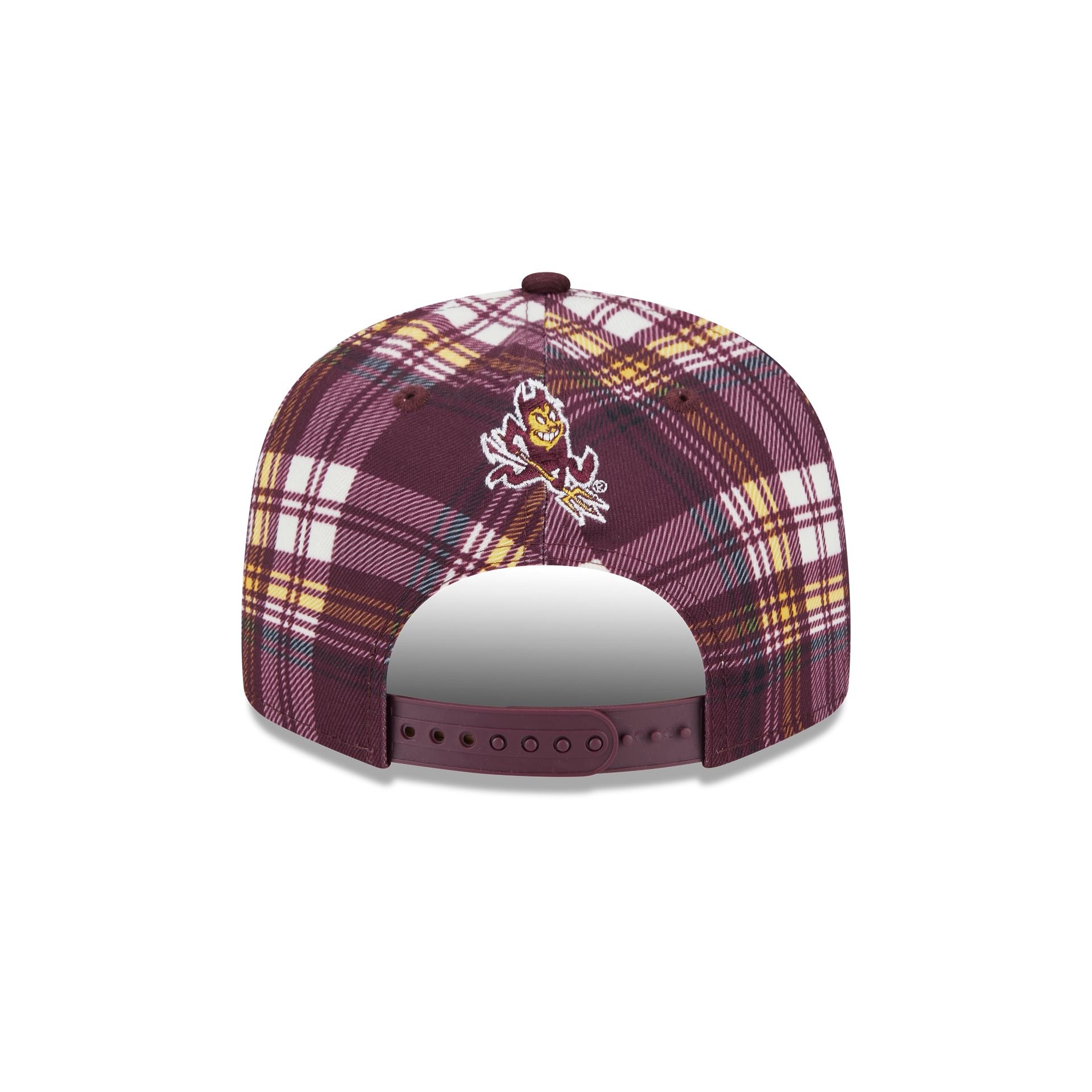 Arizona State Sun Devils Plaid 9FIFTY Snapback Hat - Image 8