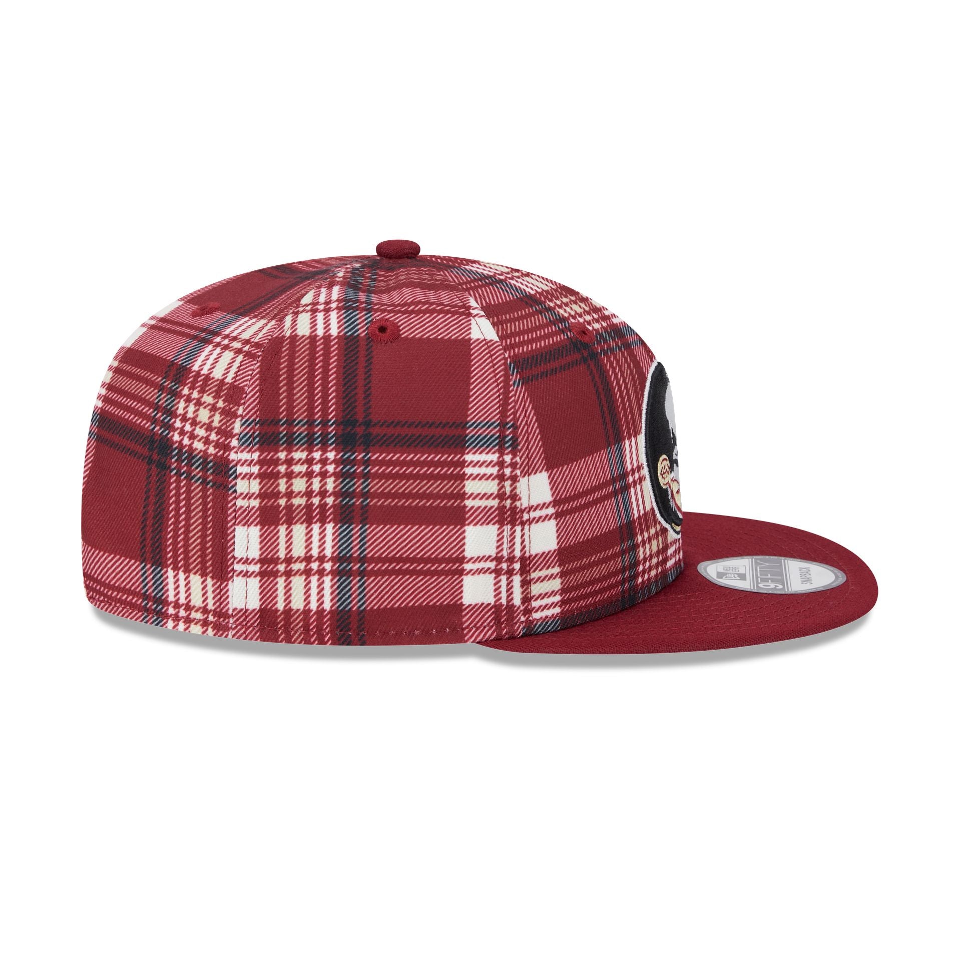 Florida State Seminoles Plaid 9FIFTY Snapback Hat - Image 5