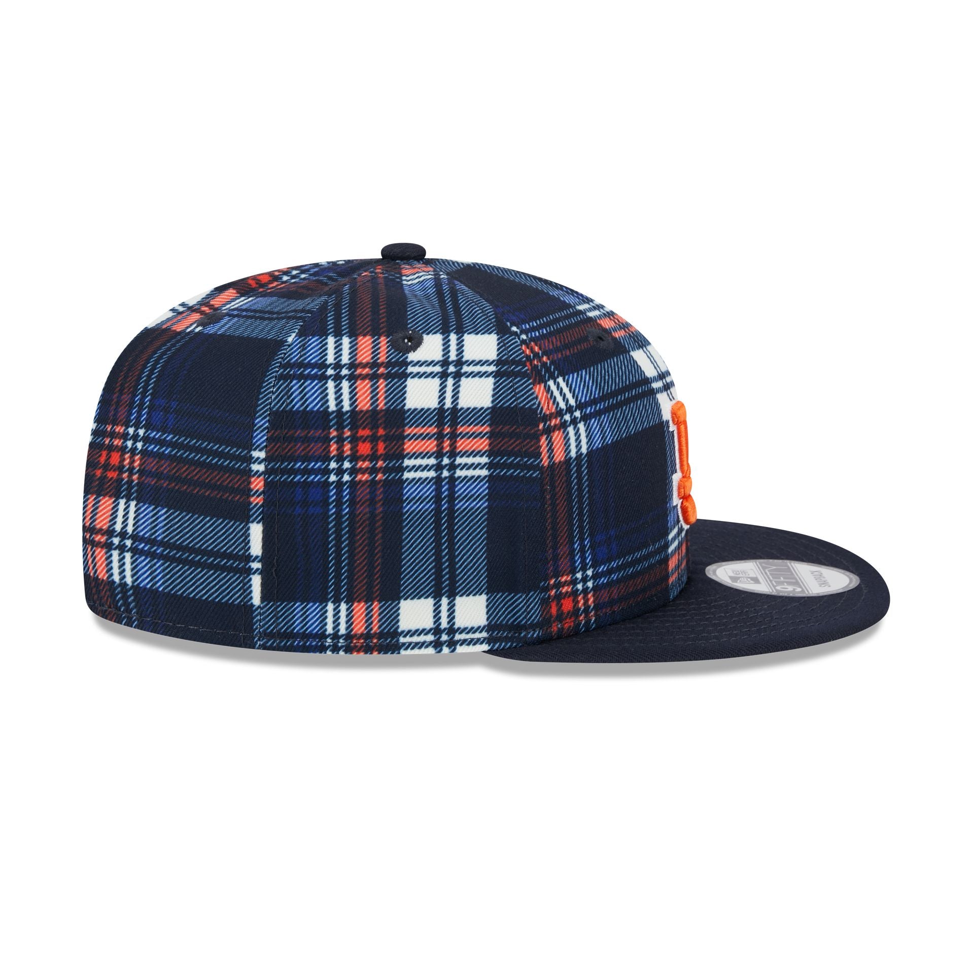 Auburn Tigers Plaid 9FIFTY Snapback Hat - Image 5