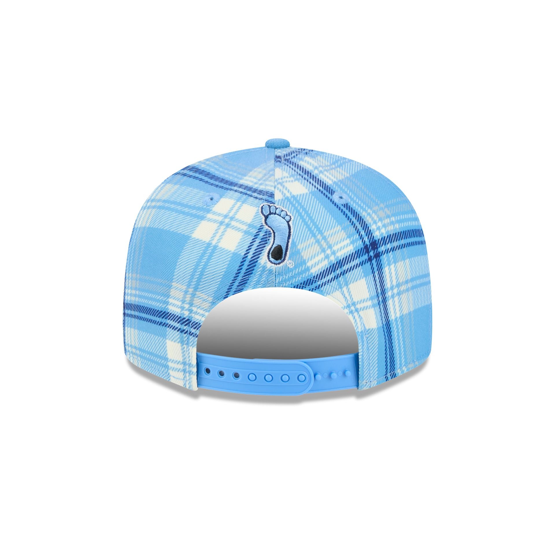 North Carolina University Tar Heels Plaid 9FIFTY Snapback Hat - Image 7
