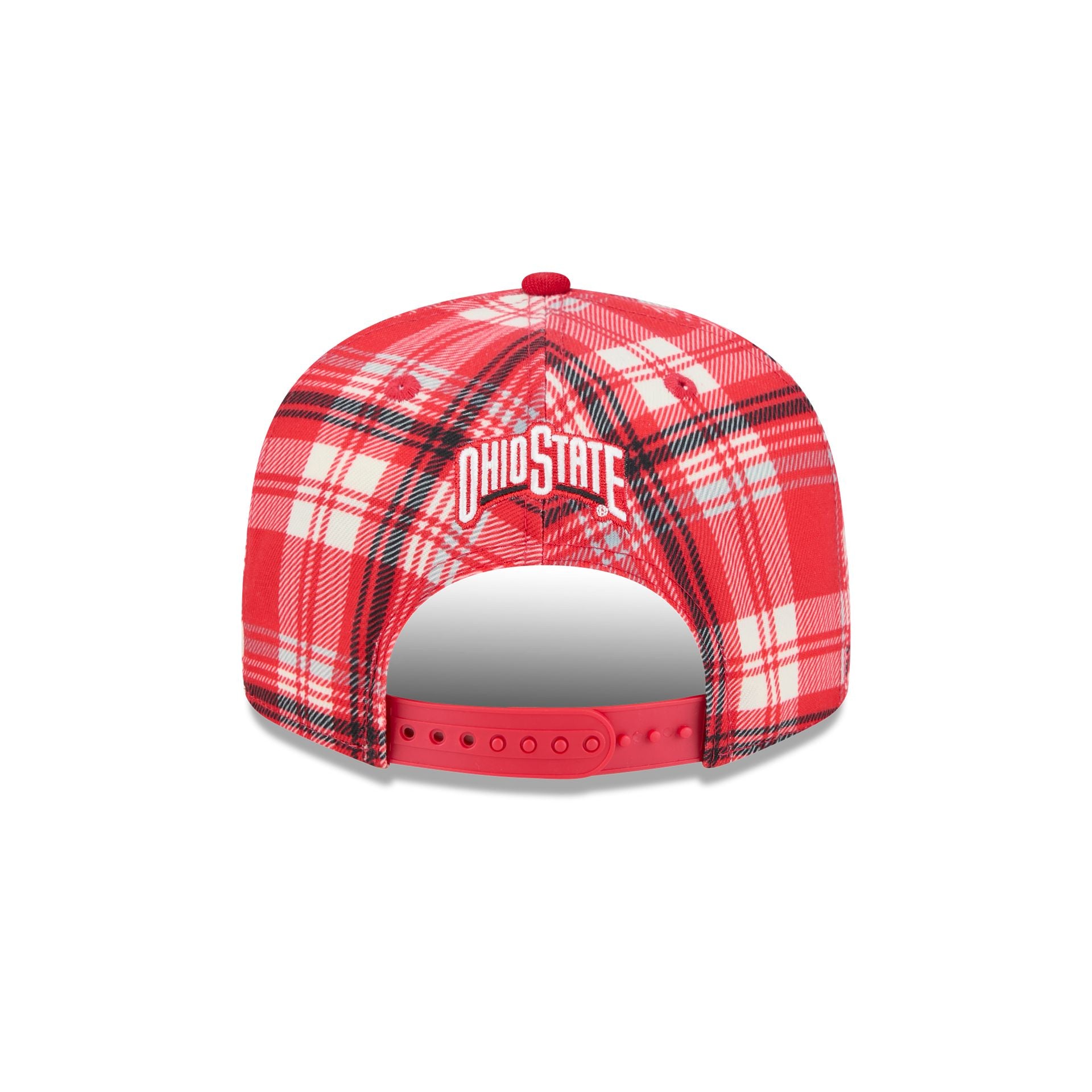 Ohio State Buckeyes Plaid 9FIFTY Snapback Hat - Image 6