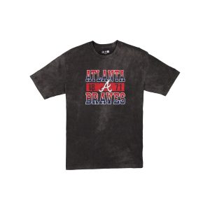 Atlanta Braves Oversized Washed Black T-Shirt
