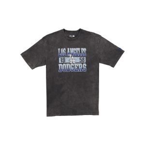 Los Angeles Dodgers Oversized Washed Black T-Shirt
