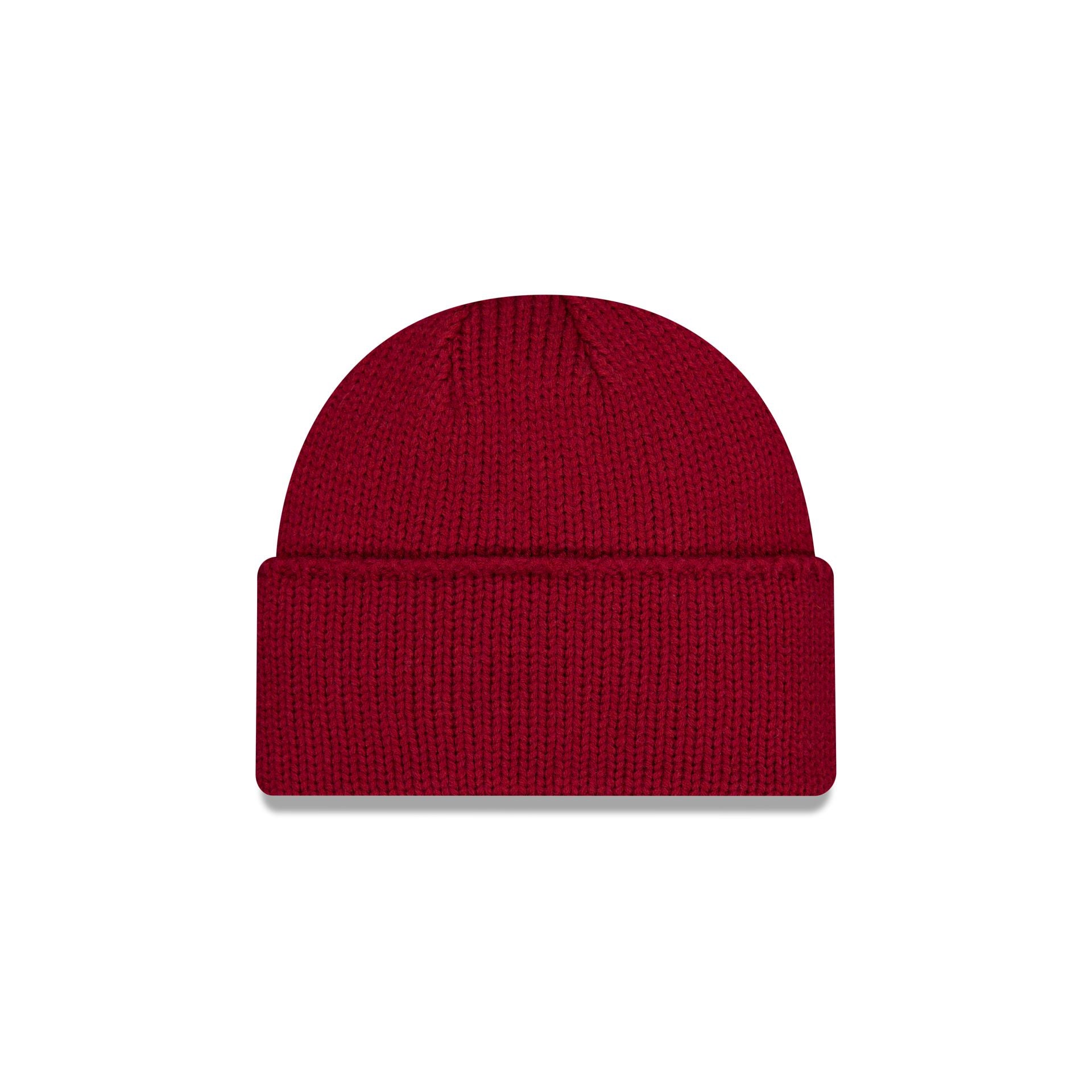New Era Dark Red Wide Cuff Knit Beanie - Image 2