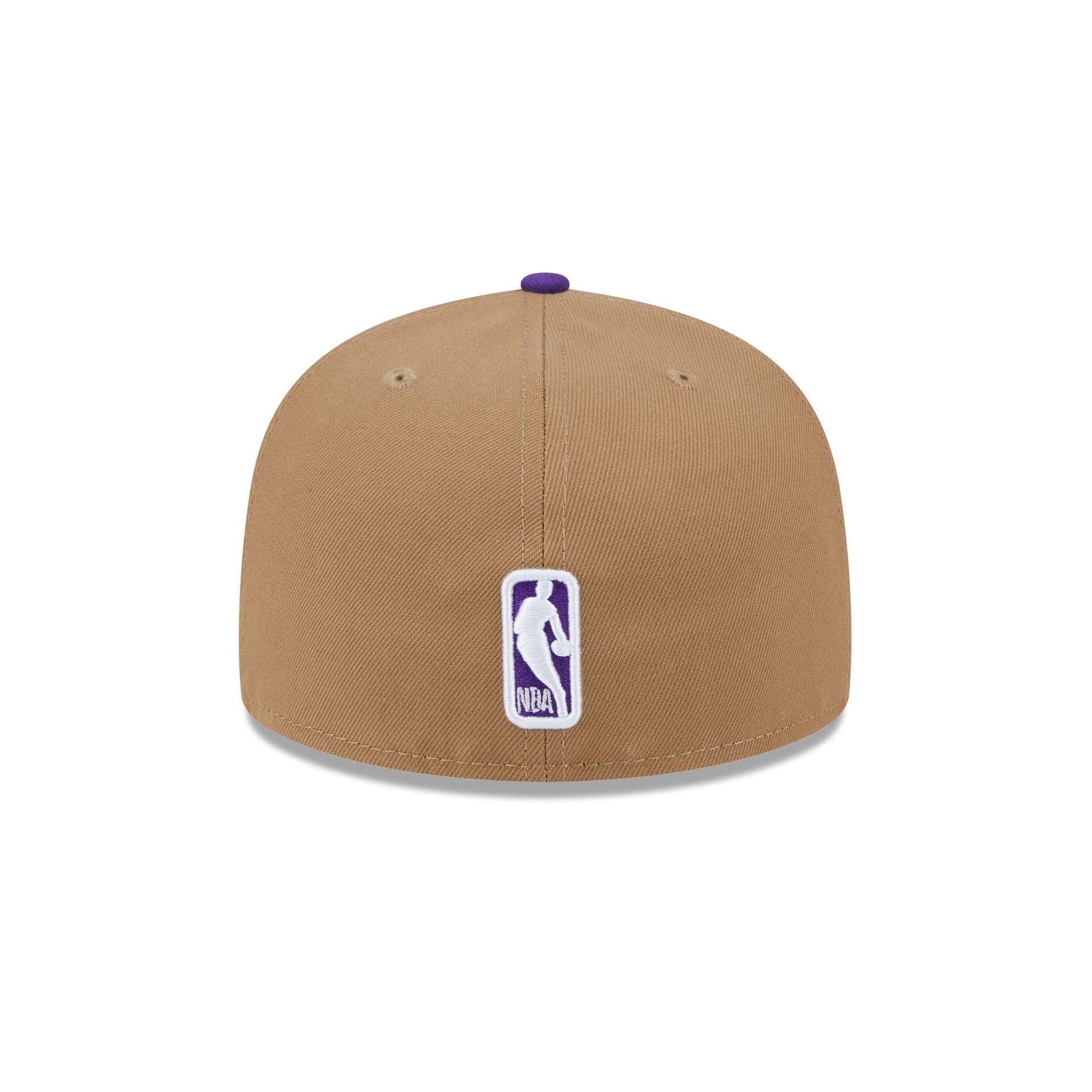 Los Angeles Lakers Classic 8-Bit Wordmark 59FIFTY Fitted Hat - Image 6