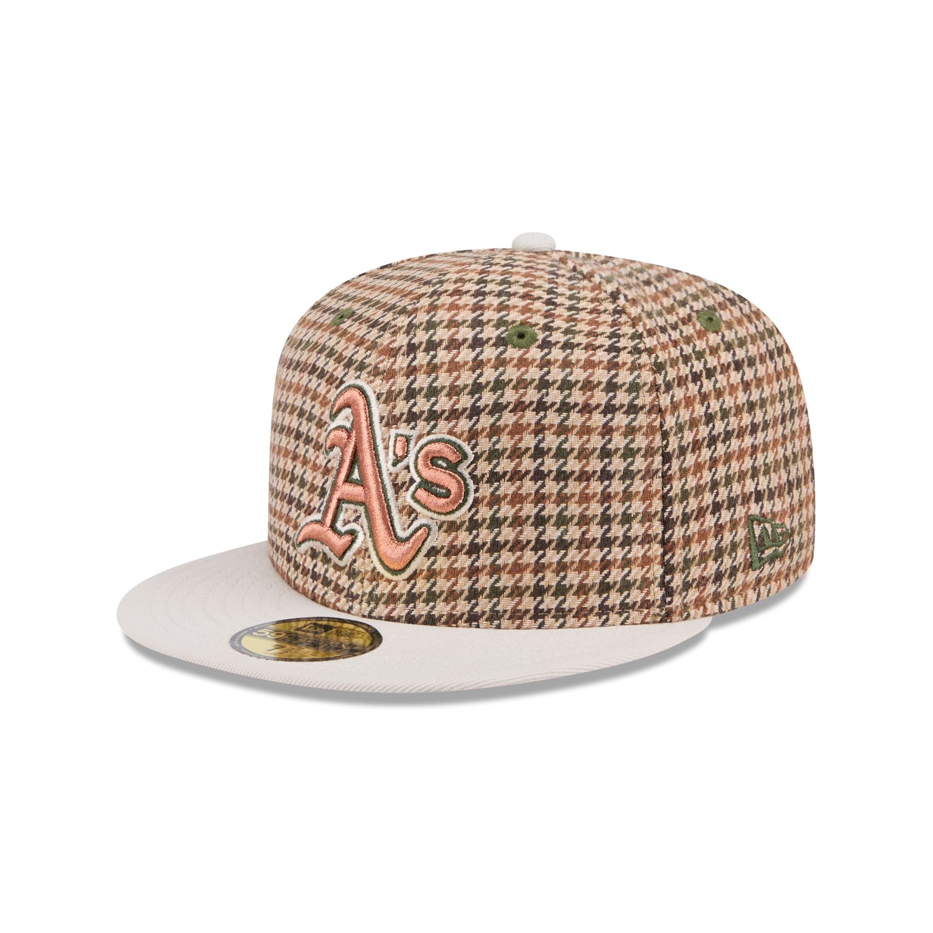 Athletics Houndstooth 59FIFTY Fitted Hat - Image 3