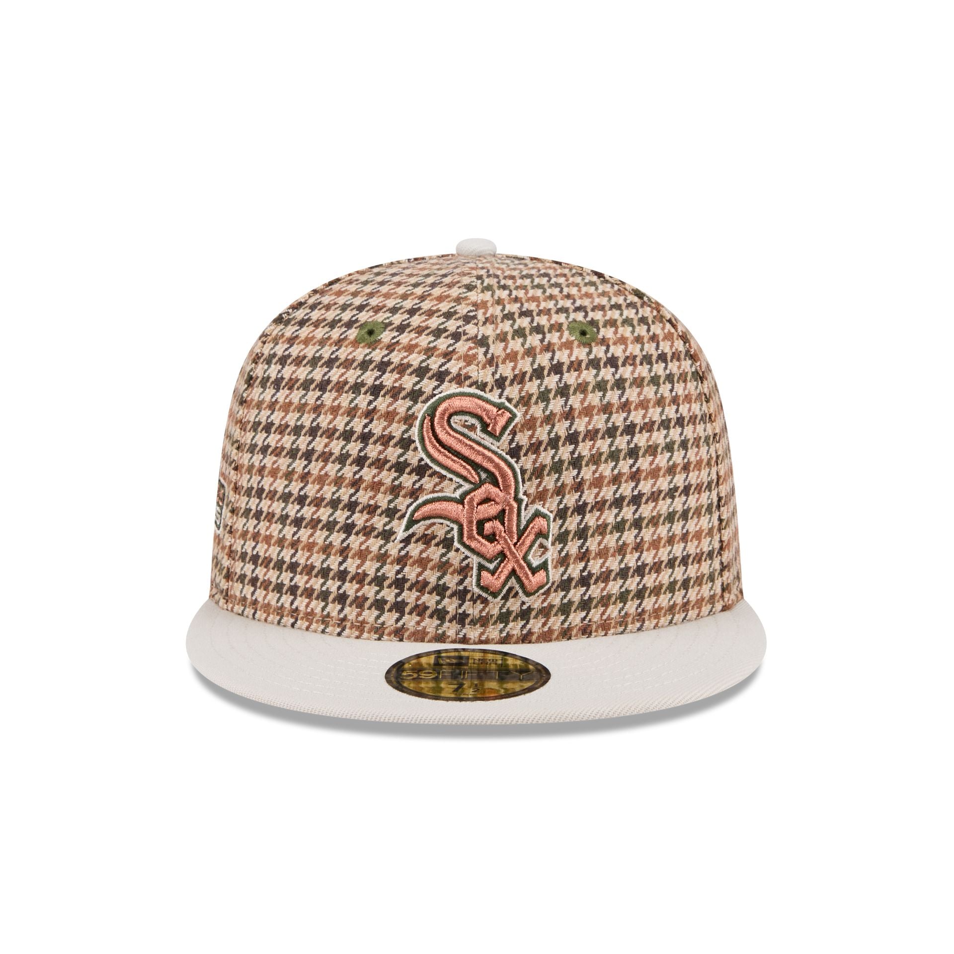 Chicago White Sox Houndstooth 59FIFTY Fitted Hat - Image 2
