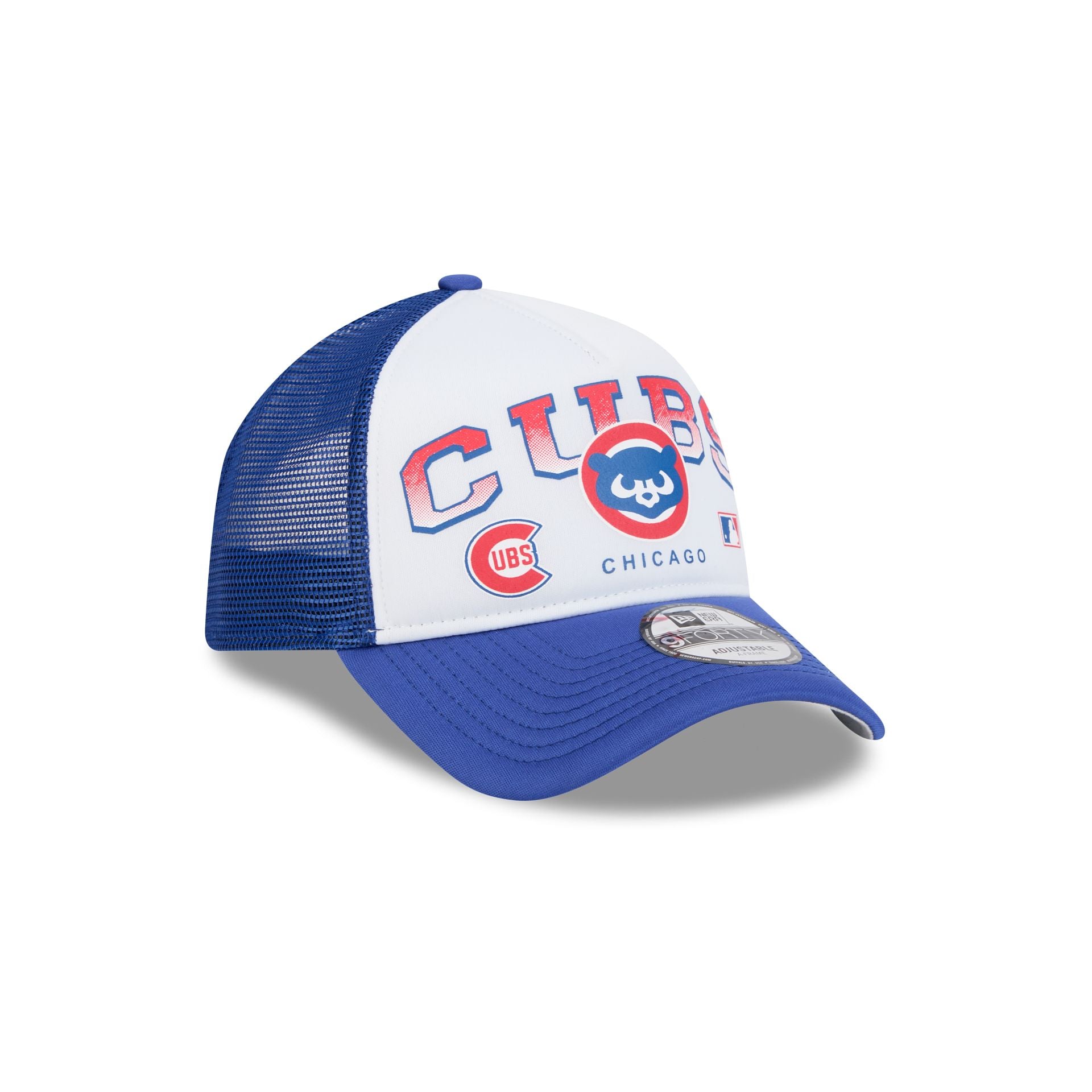 Chicago Cubs Sport Classics 9FORTY A-Frame Trucker Hat - Image 3