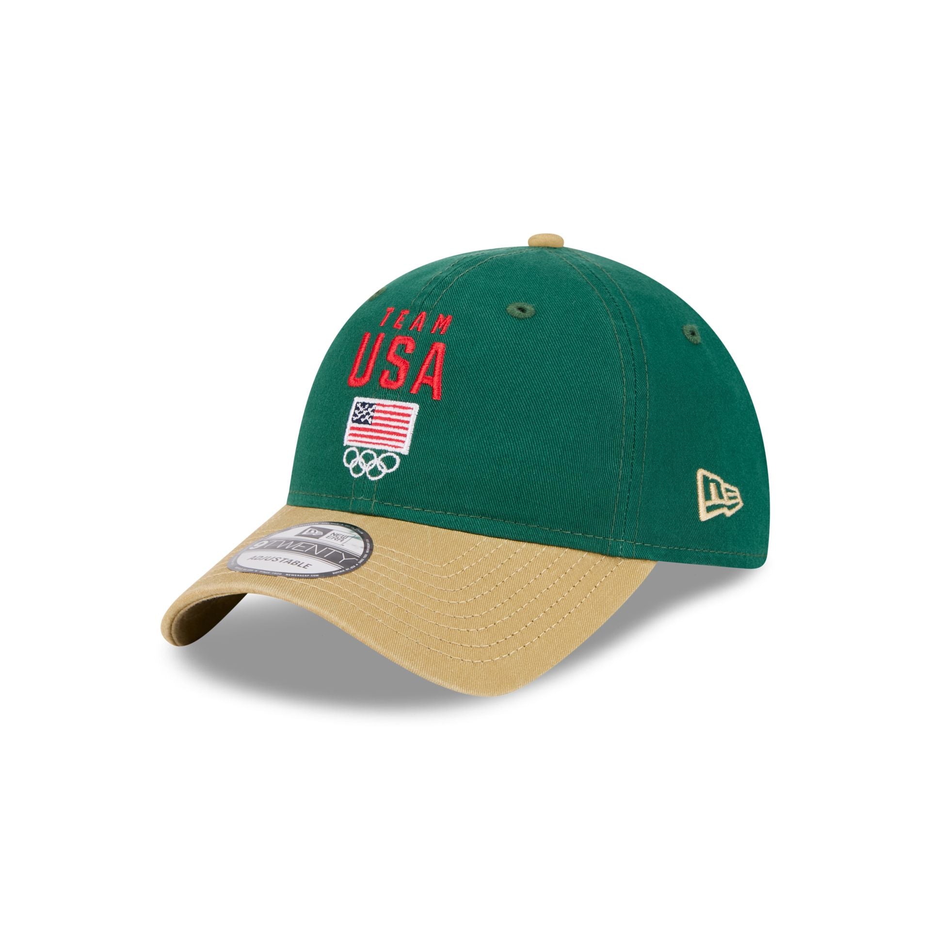 Team USA Olympics Green 9TWENTY Adjustable Hat - Image 3