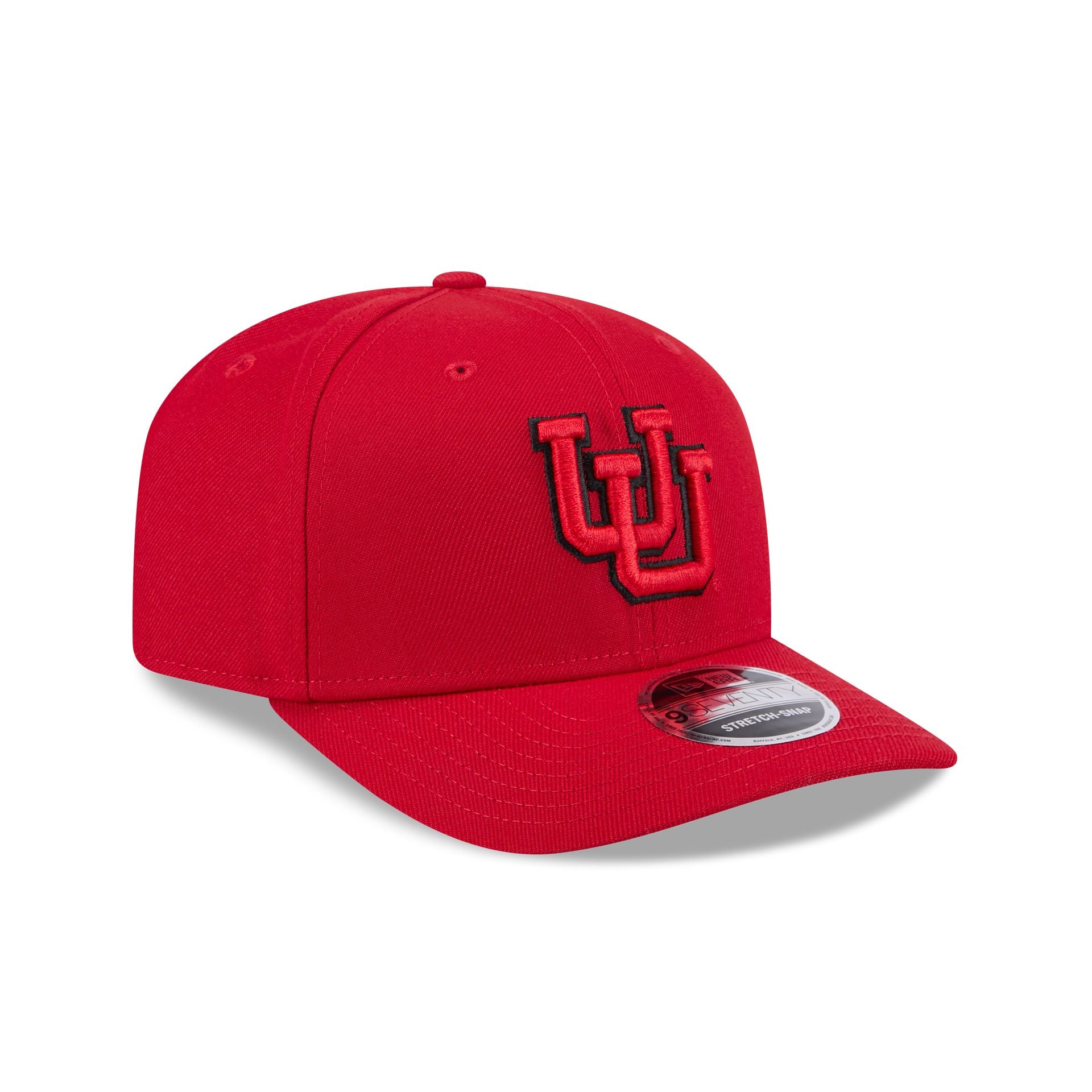 Utah Utes Basic 9SEVENTY Stretch-Snap Hat - Image 3