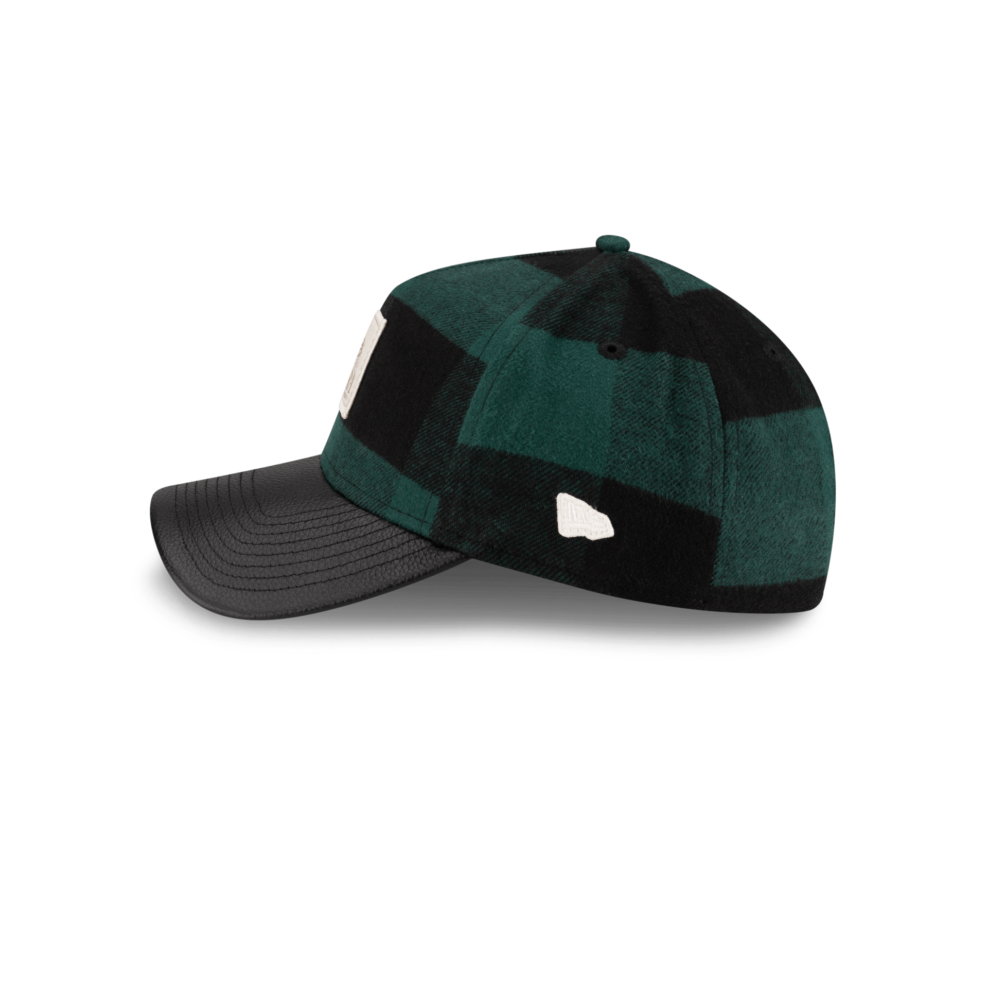 Lumber Plaid Kelly Green 9FORTY A-Frame Adjustable Hat - Image 4