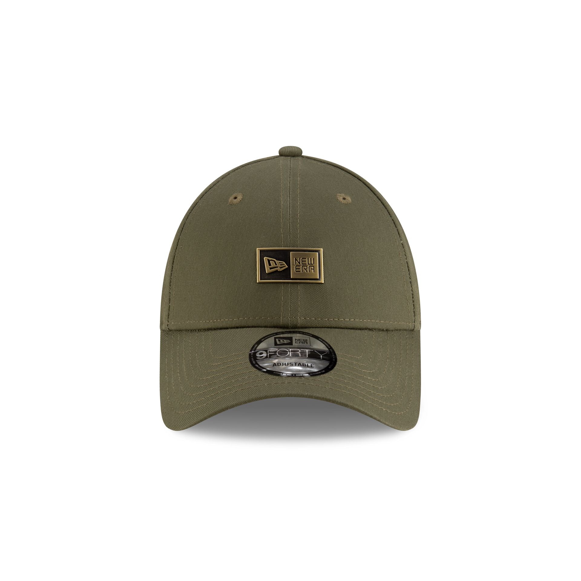 New Era Cap Badge New Olive 9FORTY Snapback Hat - Image 2