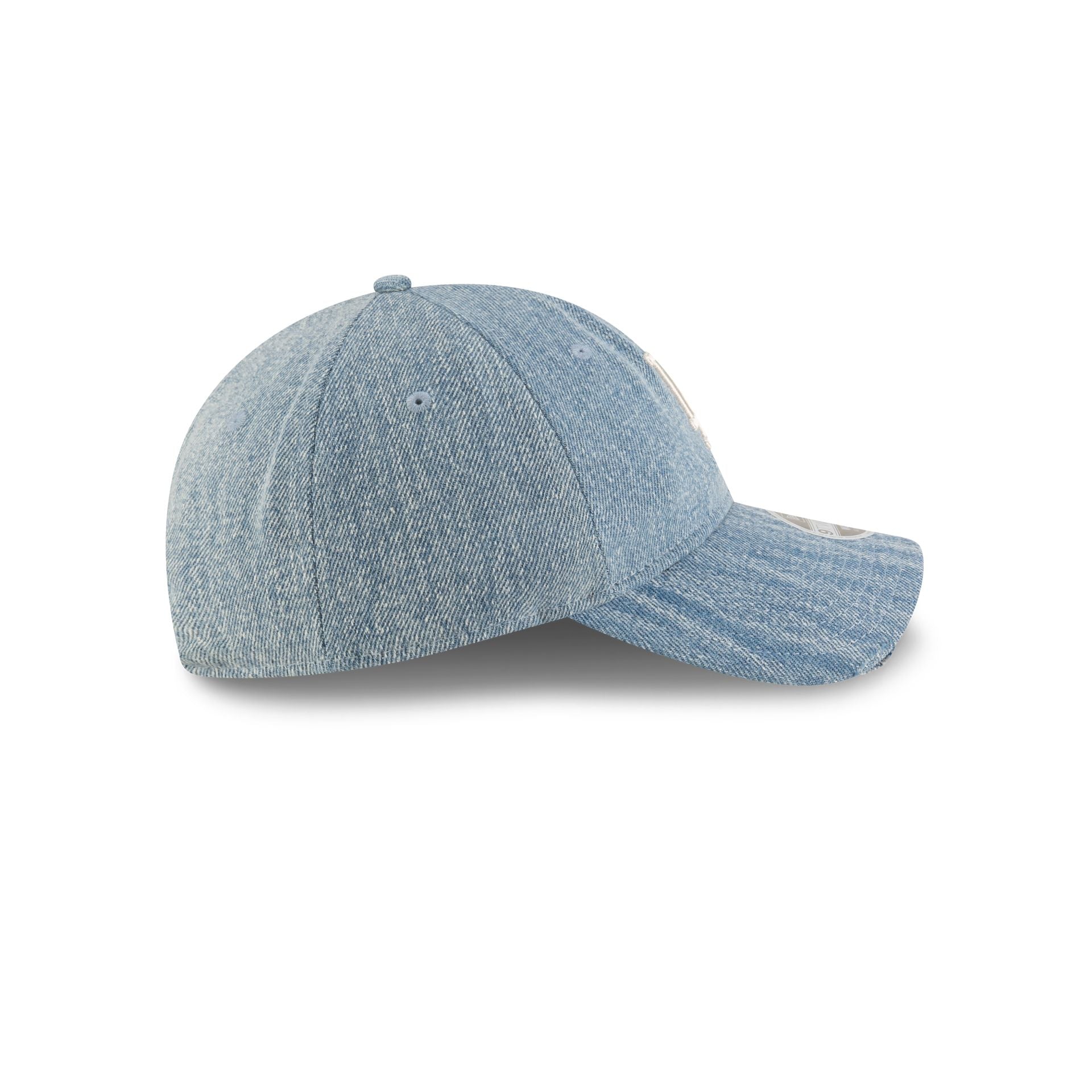 Los Angeles Dodgers Women's Acid Denim 9TWENTY Adjustable Hat - Image 5