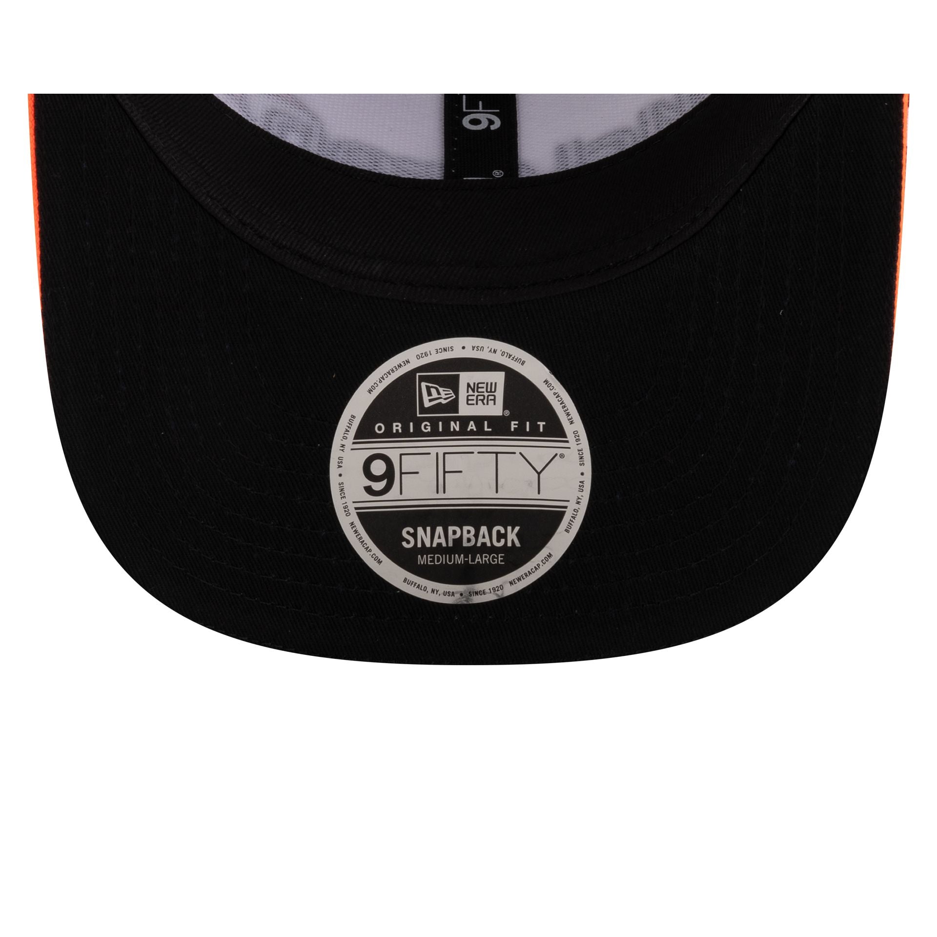 McLaren Formula 1 Team Checkered Visor 9FIFTY Pre-Curve Snapback Hat - Image 7