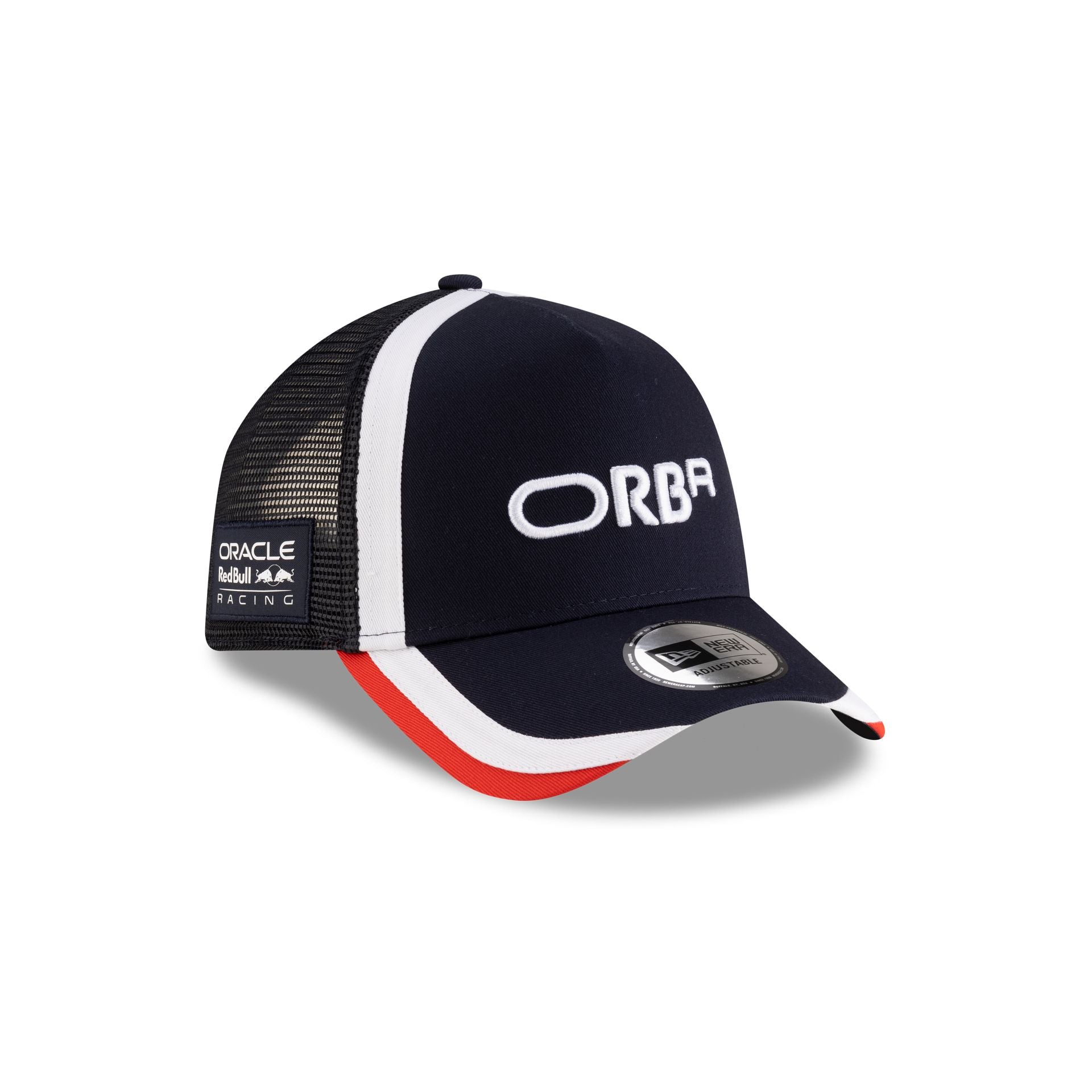 Oracle Red Bull Racing Retro 9FORTY A-Frame Trucker Hat - Image 3