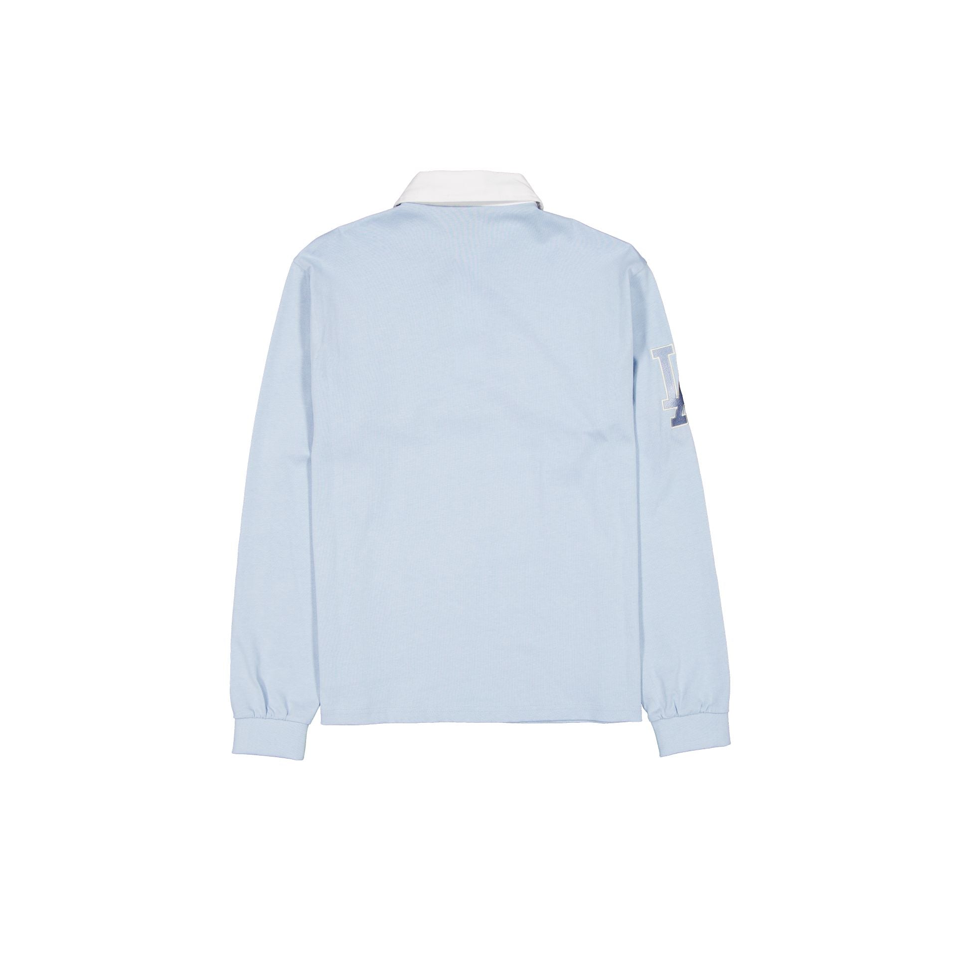 Los Angeles Dodgers Pale Blue Script Long Sleeve Rugby Shirt - Image 2