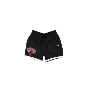 Chicago Bulls Black Logo Shorts