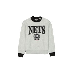 Brooklyn Nets Throwback Prep Women's Mockneck Sweatshirt