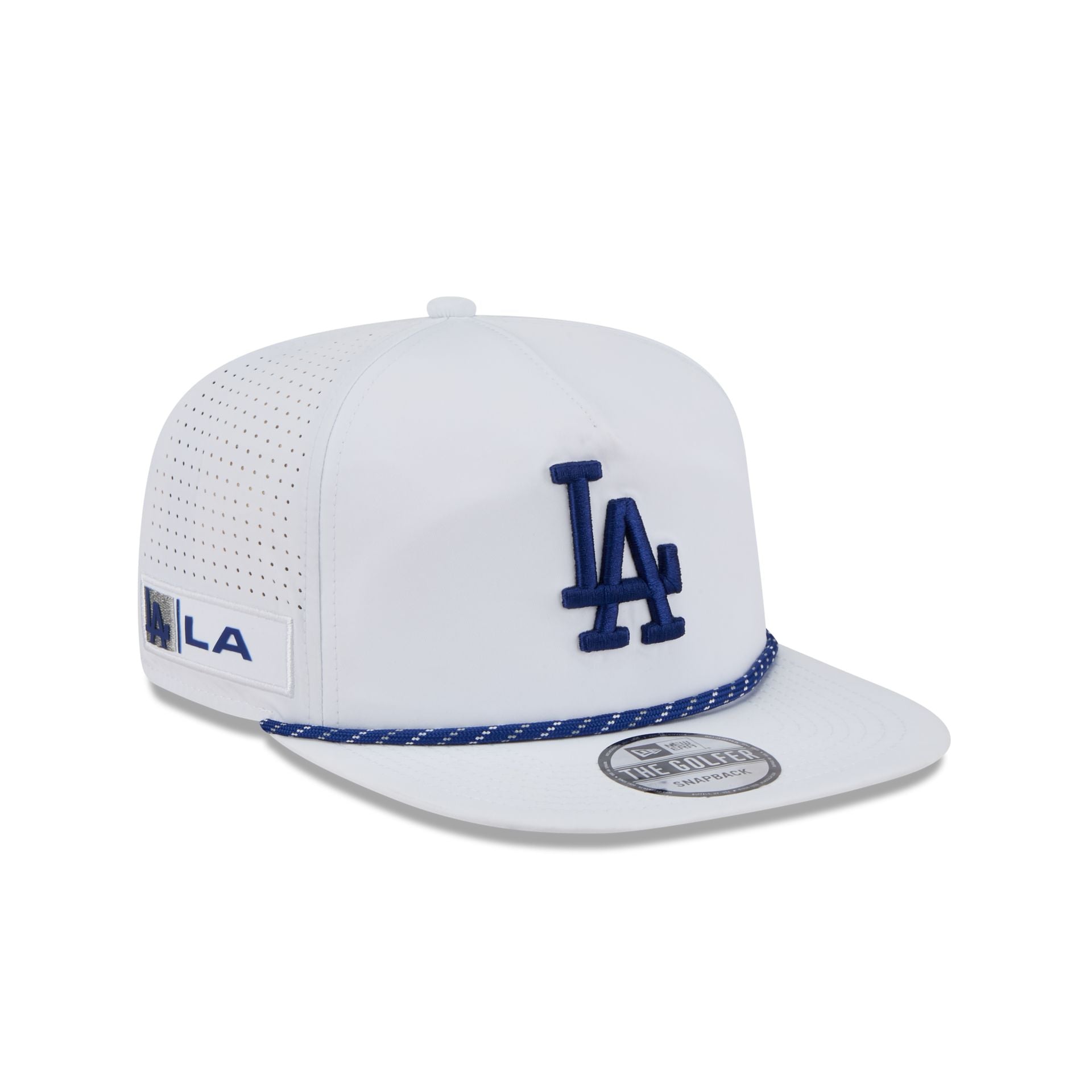 Los Angeles Dodgers Optic White Performance Rope Golfer Hat - Image 3
