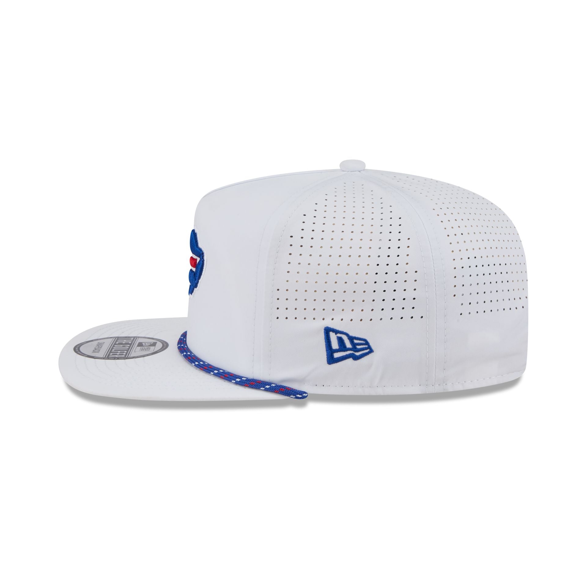 Buffalo Bills Optic White Performance Rope Golfer Hat - Image 4