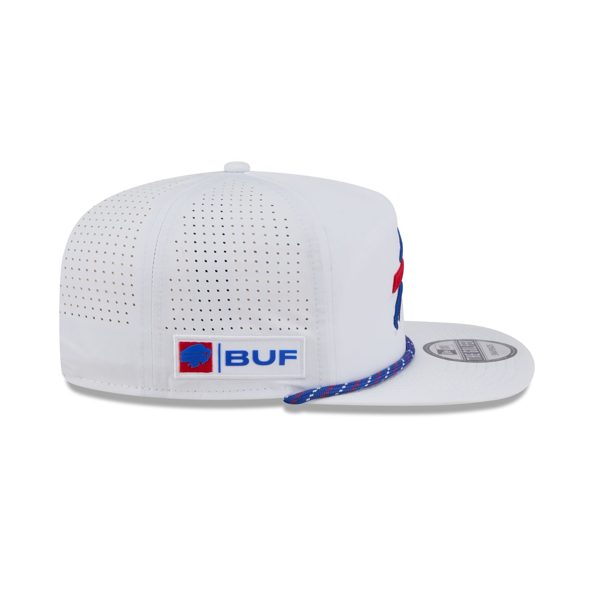 Buffalo Bills Optic White Performance Rope Golfer Hat - Image 5