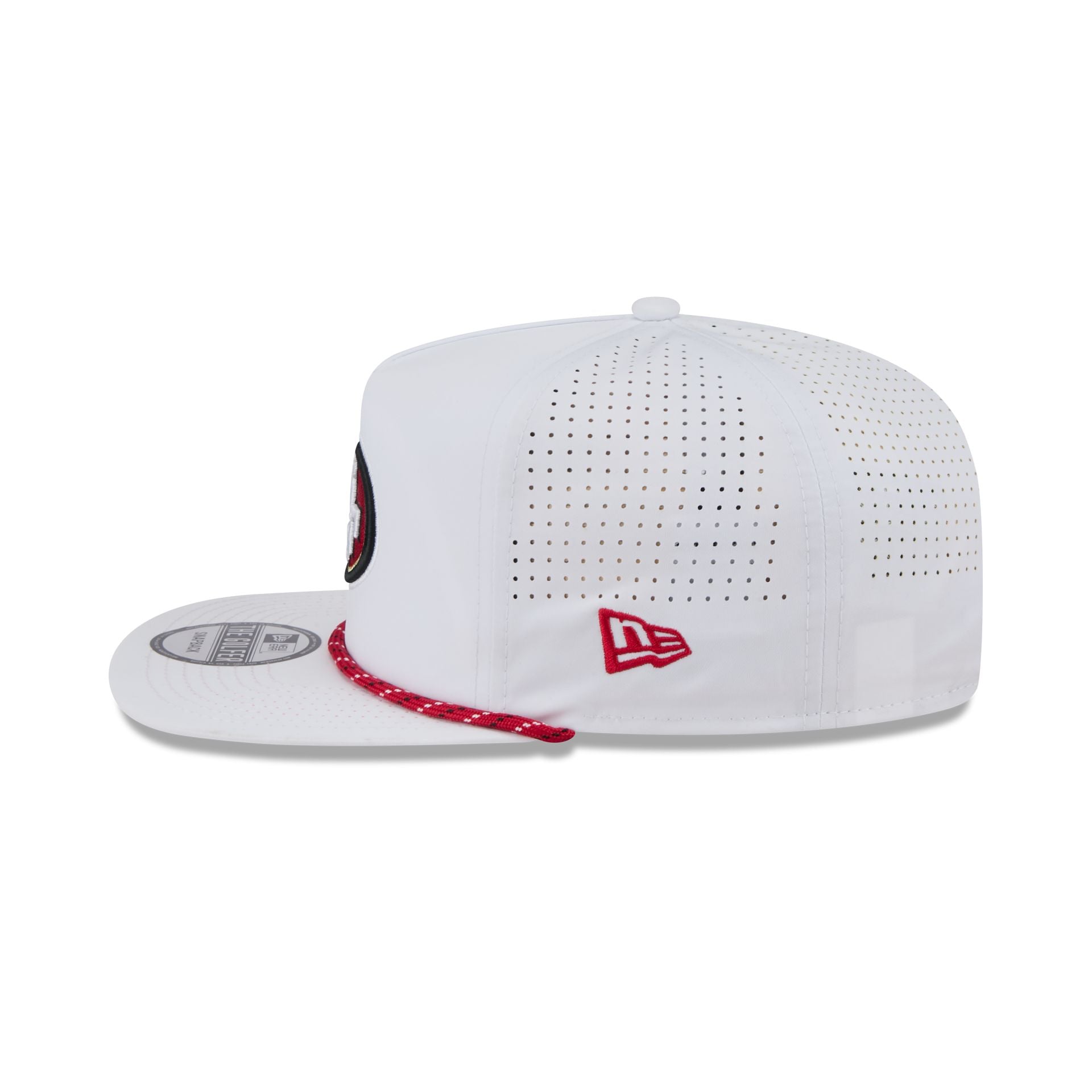 San Francisco 49ers Optic White Performance Rope Golfer Hat - Image 4