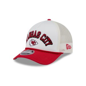 Kansas City Chiefs Chrome Arch 9FORTY M-Crown A-Frame Trucker Hat