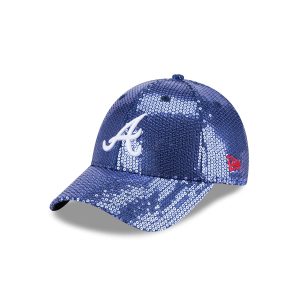 Atlanta Braves Sequin Women's 9FORTY Adjustable Hat