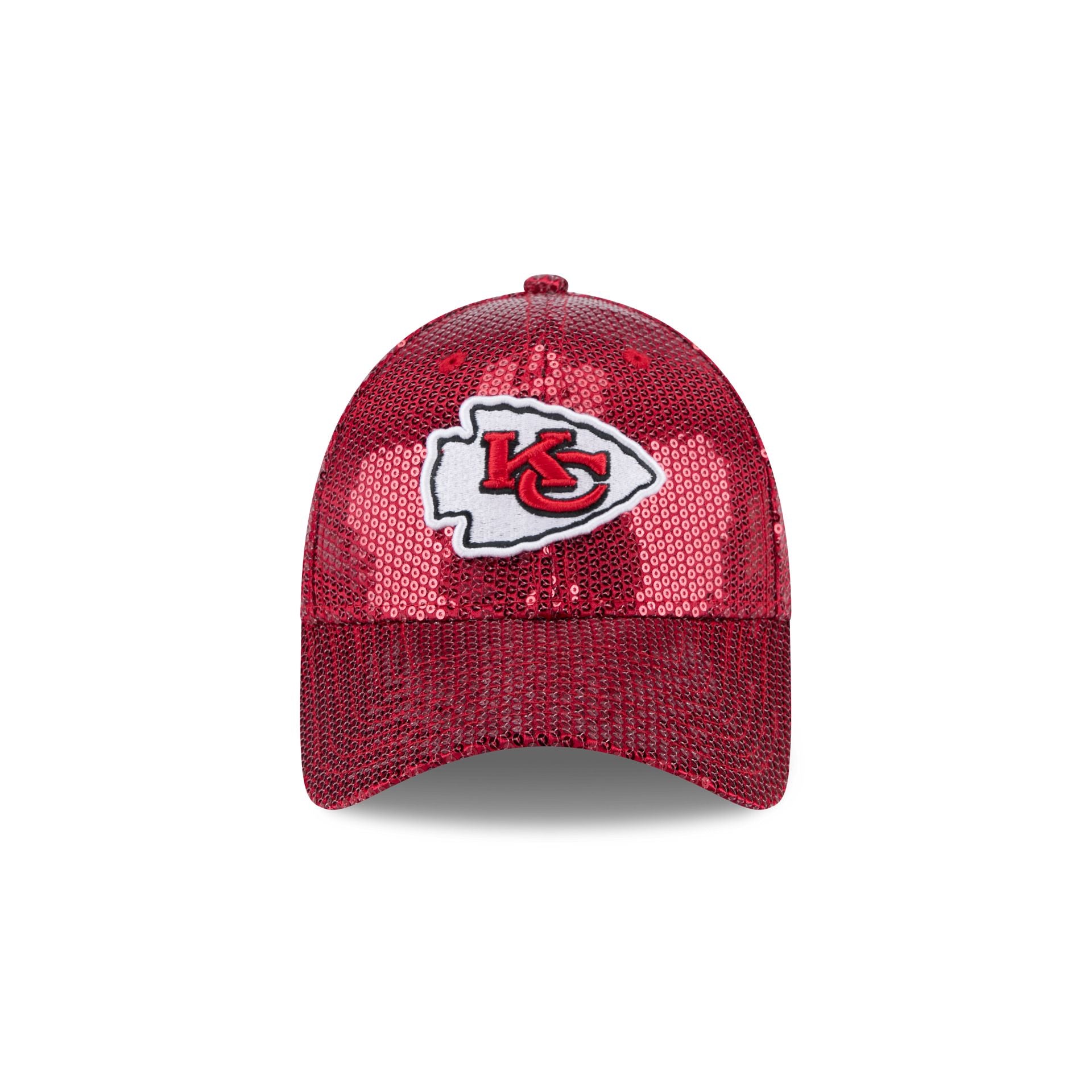 Kansas City Chiefs Sequin Women's 9FORTY Adjustable Hat - Image 2