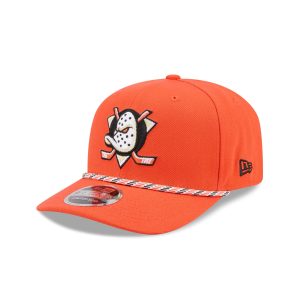 Anaheim Ducks Multicolor Rope 9SEVENTY Stretch-Snap Hat