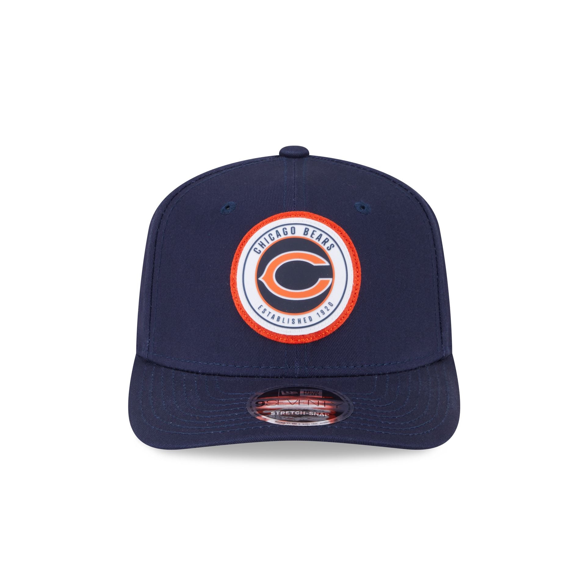 Chicago Bears Circle Patch 9SEVENTY Stretch-Snap Hat - Image 2