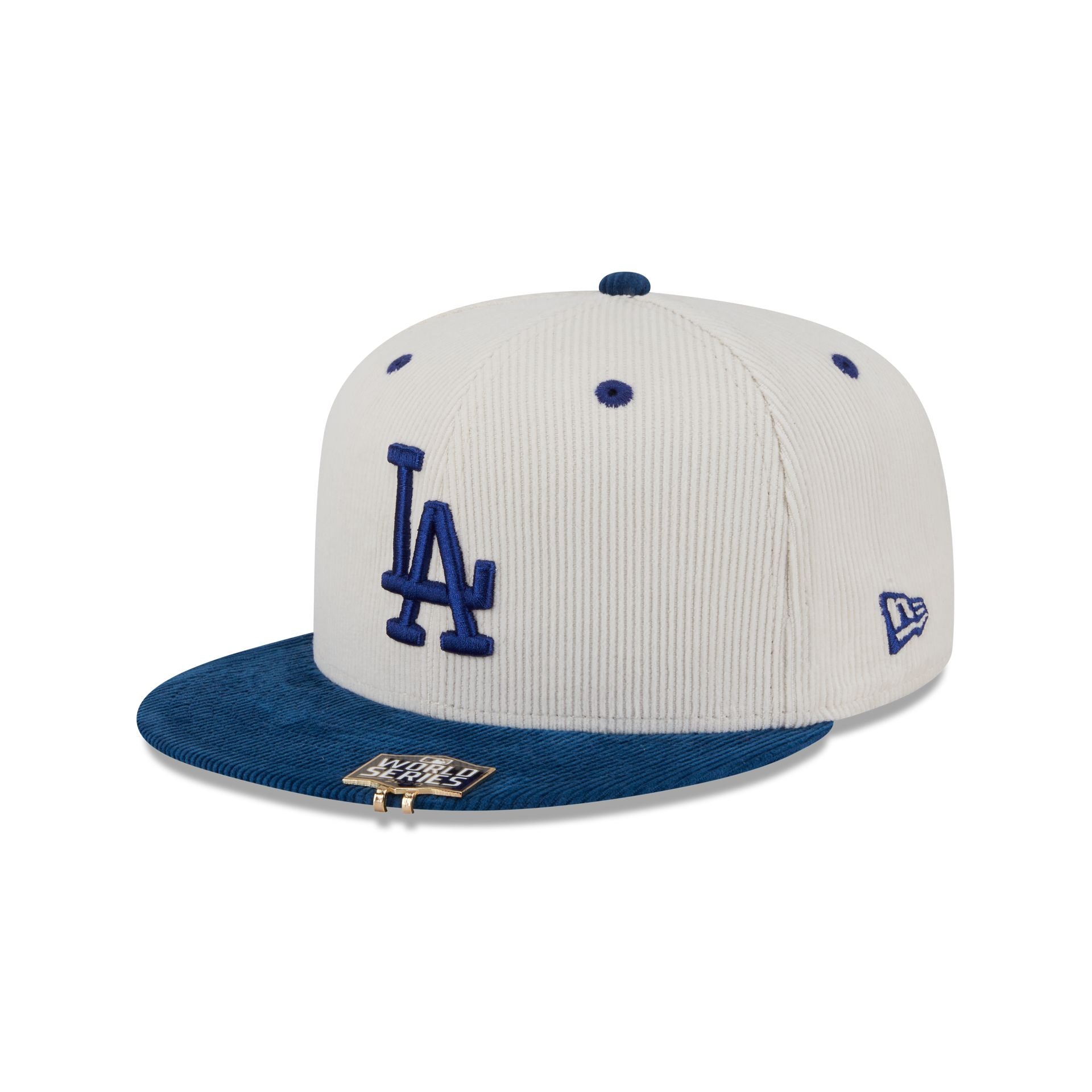 Los Angeles Dodgers Two Tone Cord 59FIFTY Fitted Hat - Image 3