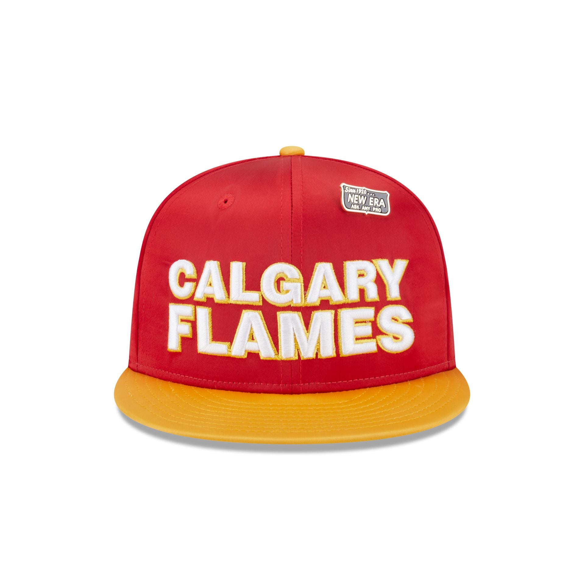 Calgary Flames Spring Satin 59FIFTY Fitted Hat - Image 2