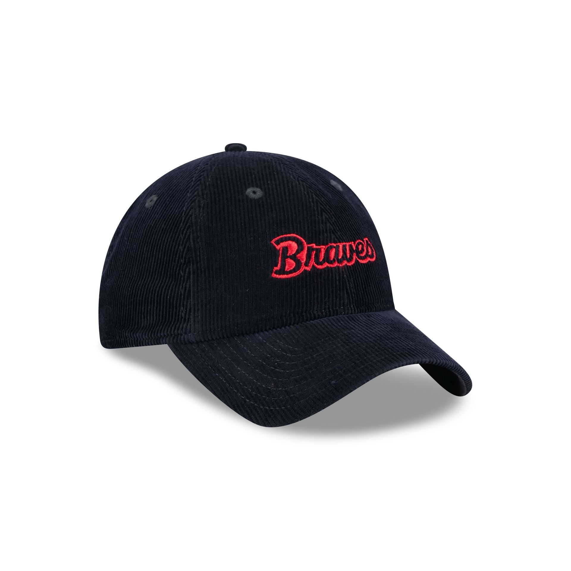Atlanta Braves Women's Corduroy 9TWENTY Adjustable Hat - Image 3