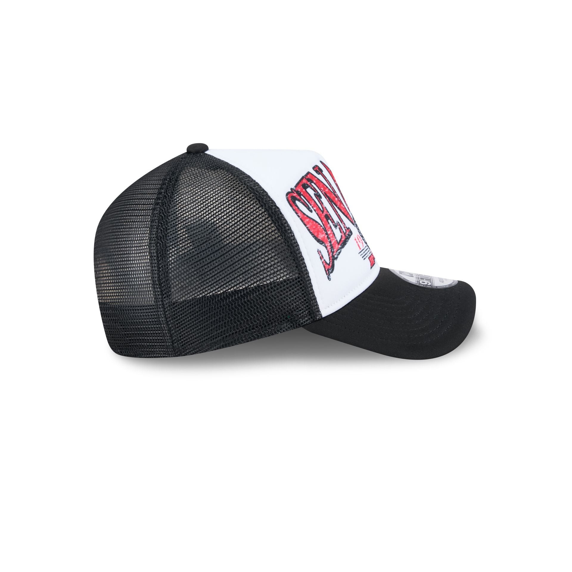 Ottawa Senators Distressed 9FORTY A-Frame Trucker Hat - Image 5