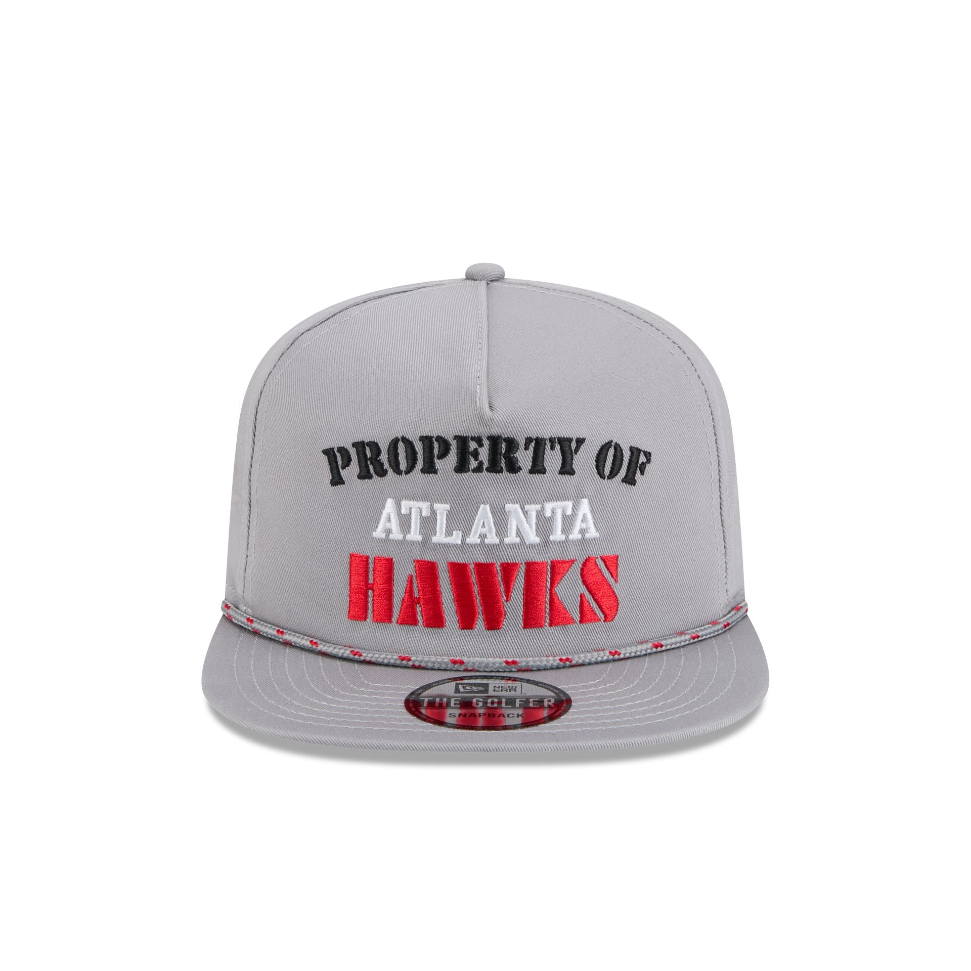 Atlanta Hawks Vintage Gray Rope Golfer Hat - Image 2