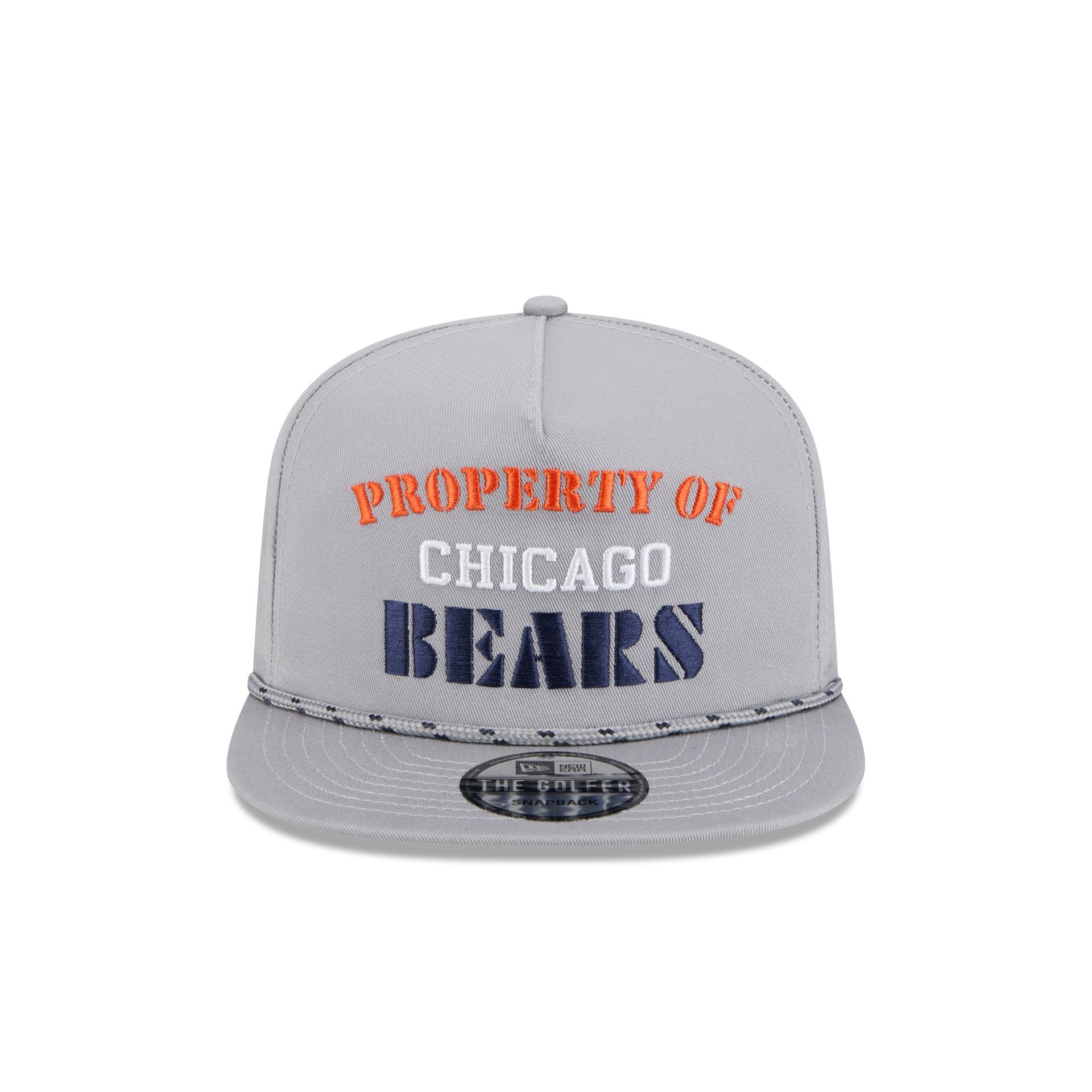 Chicago Bears Vintage Gray Rope Golfer Hat - Image 2
