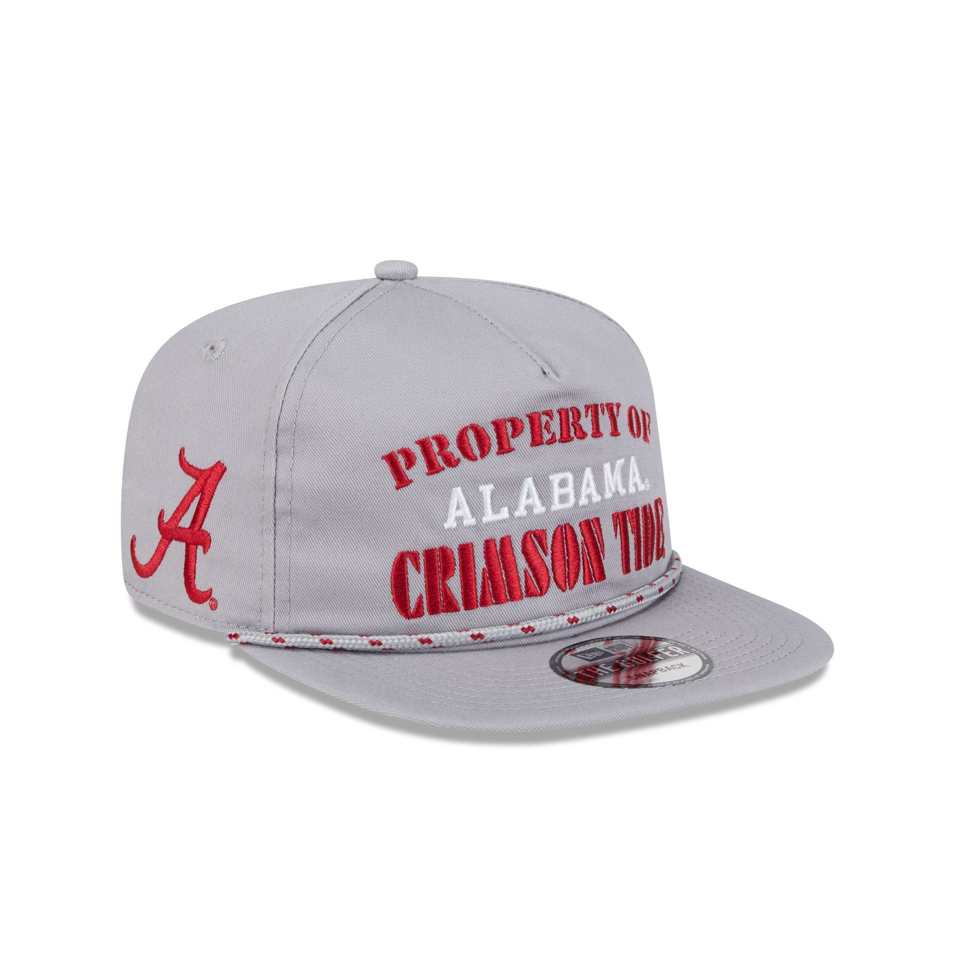 Alabama Crimson Tide Vintage Gray Rope Golfer Hat