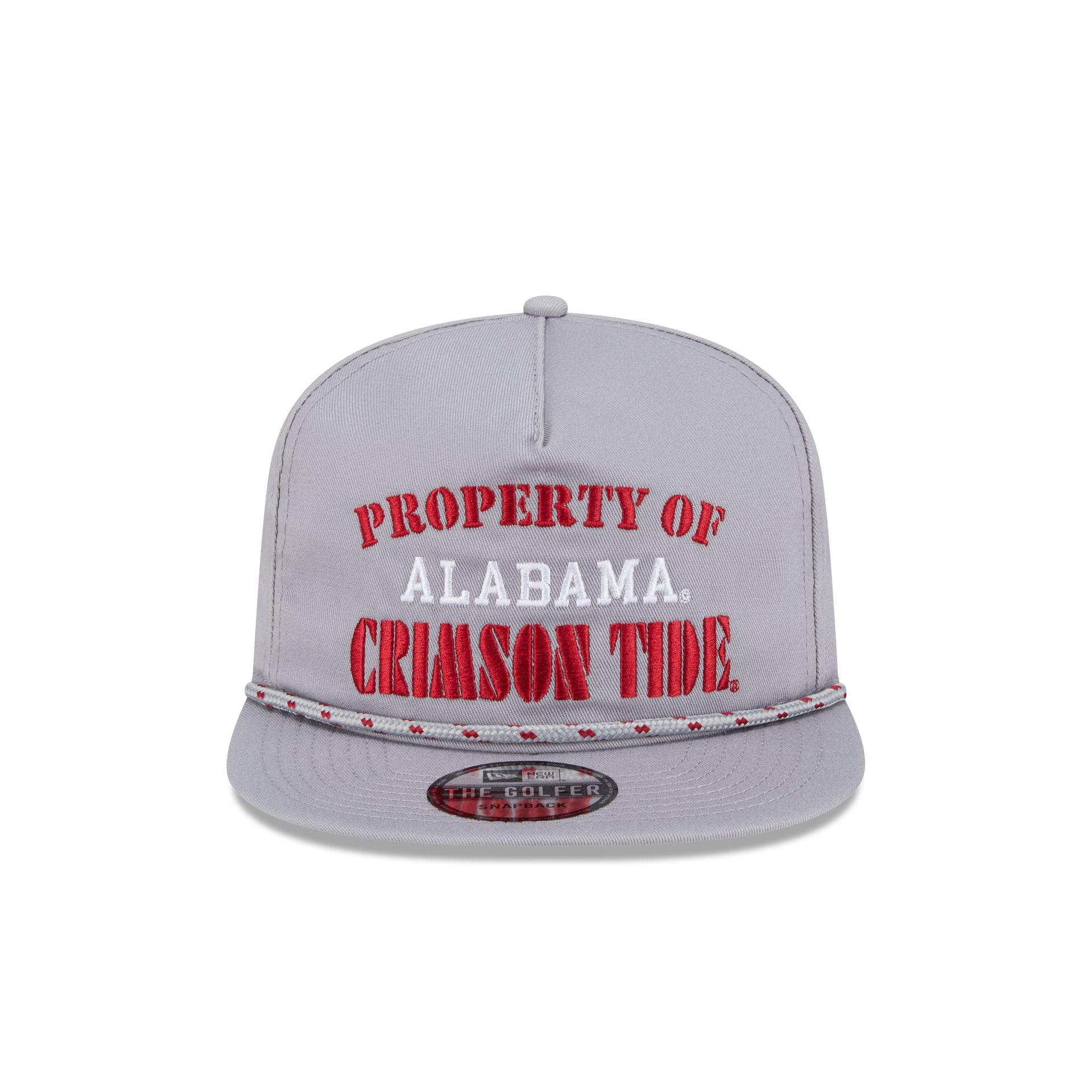 Alabama Crimson Tide Vintage Gray Rope Golfer Hat - Image 2