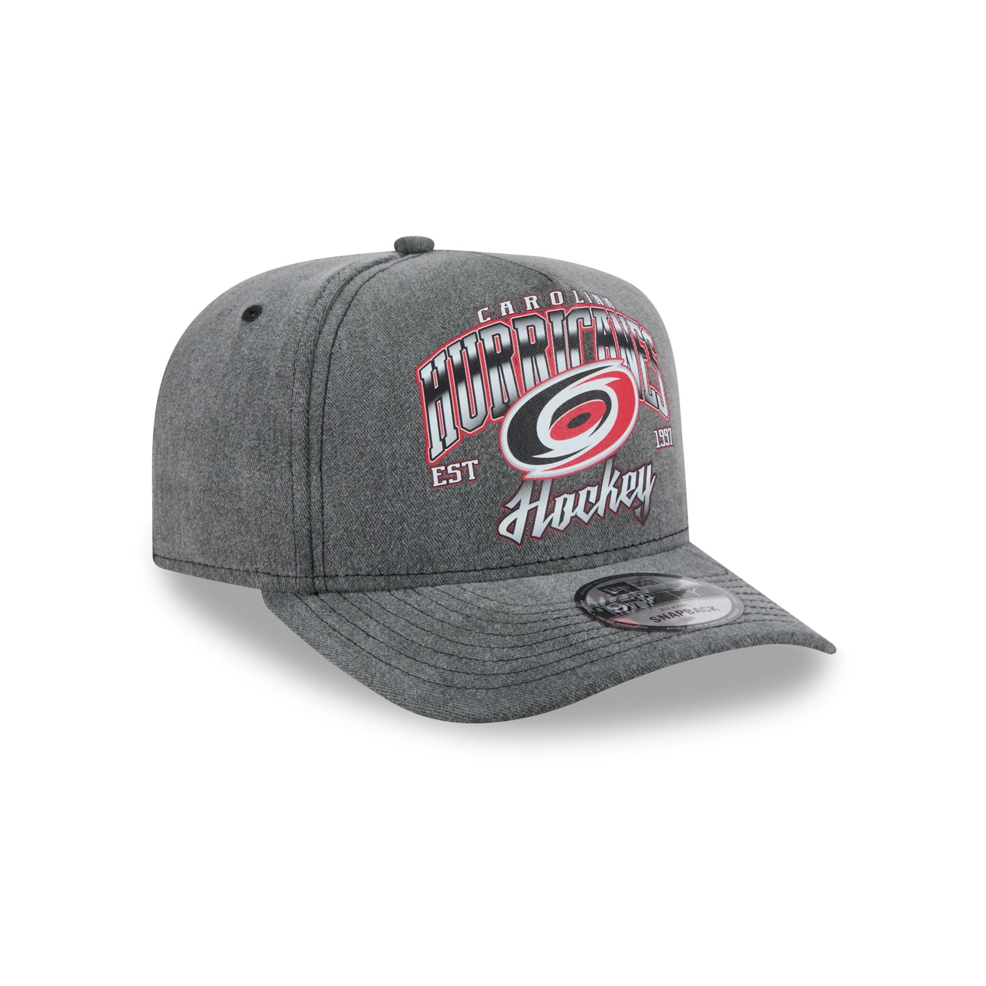 Carolina Hurricanes Washed 9FIFTY A-Frame Snapback Hat - Image 2