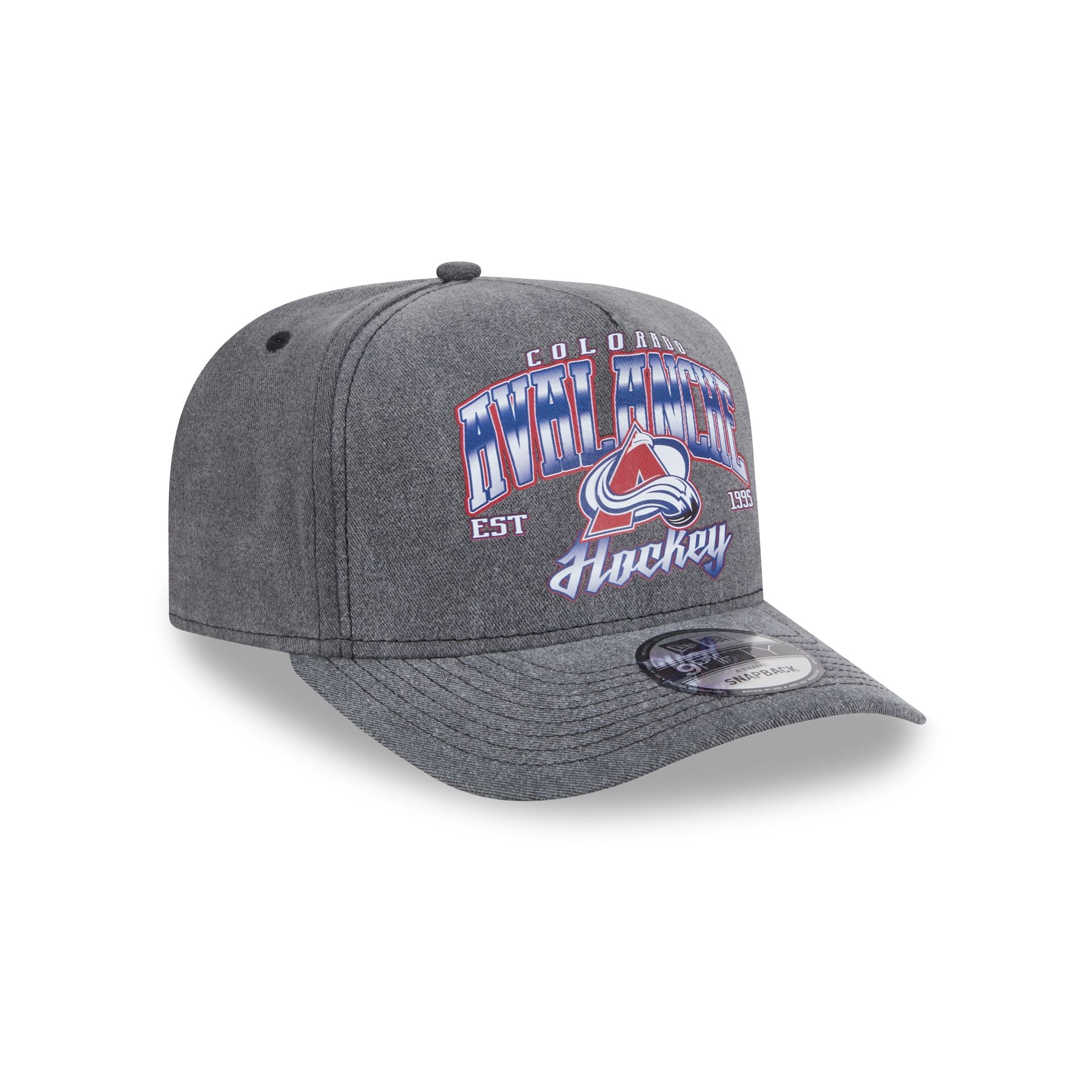 Colorado Avalanche Washed 9FIFTY A-Frame Snapback Hat - Image 3