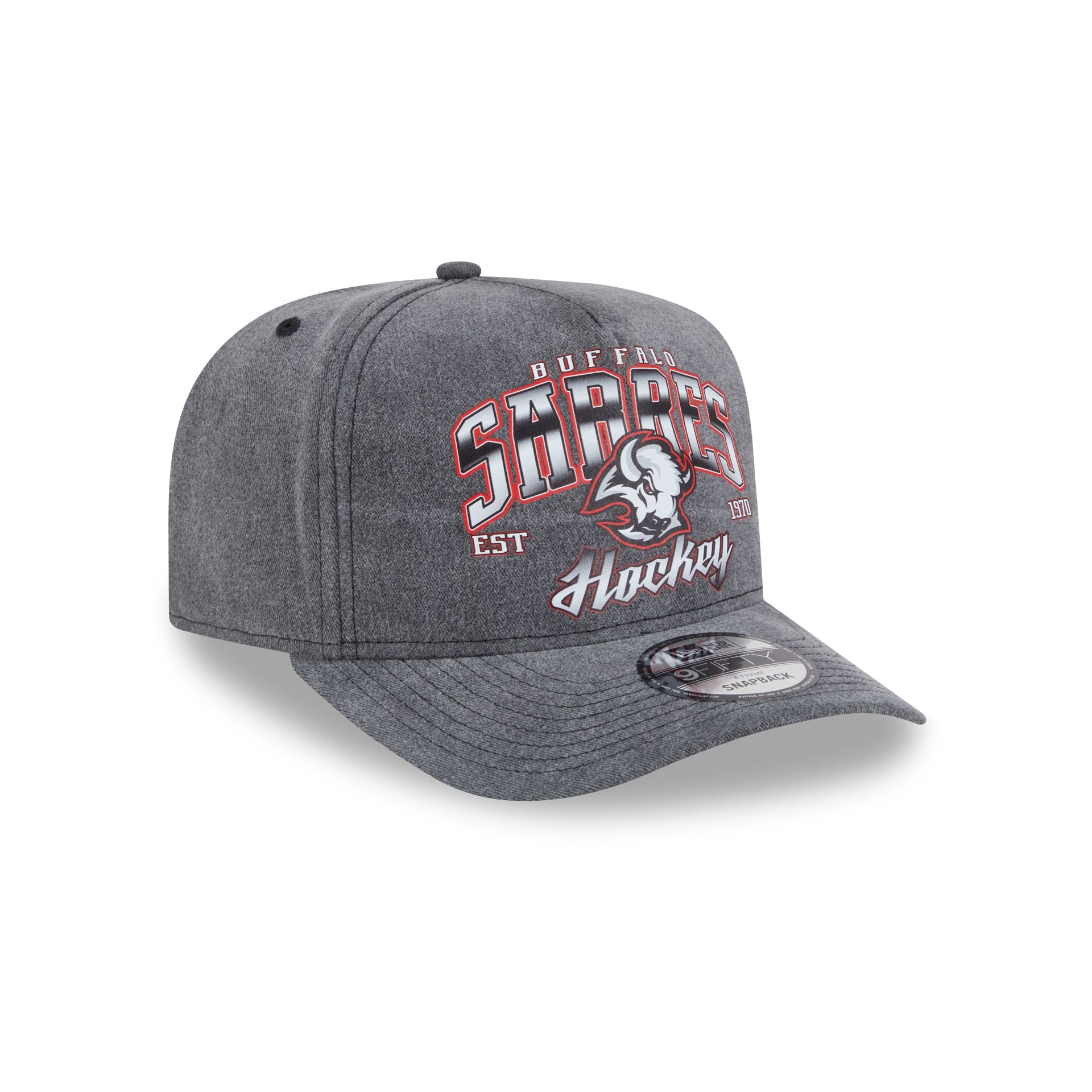 Buffalo Sabres Alternate Washed 9FIFTY A-Frame Snapback Hat - Image 3
