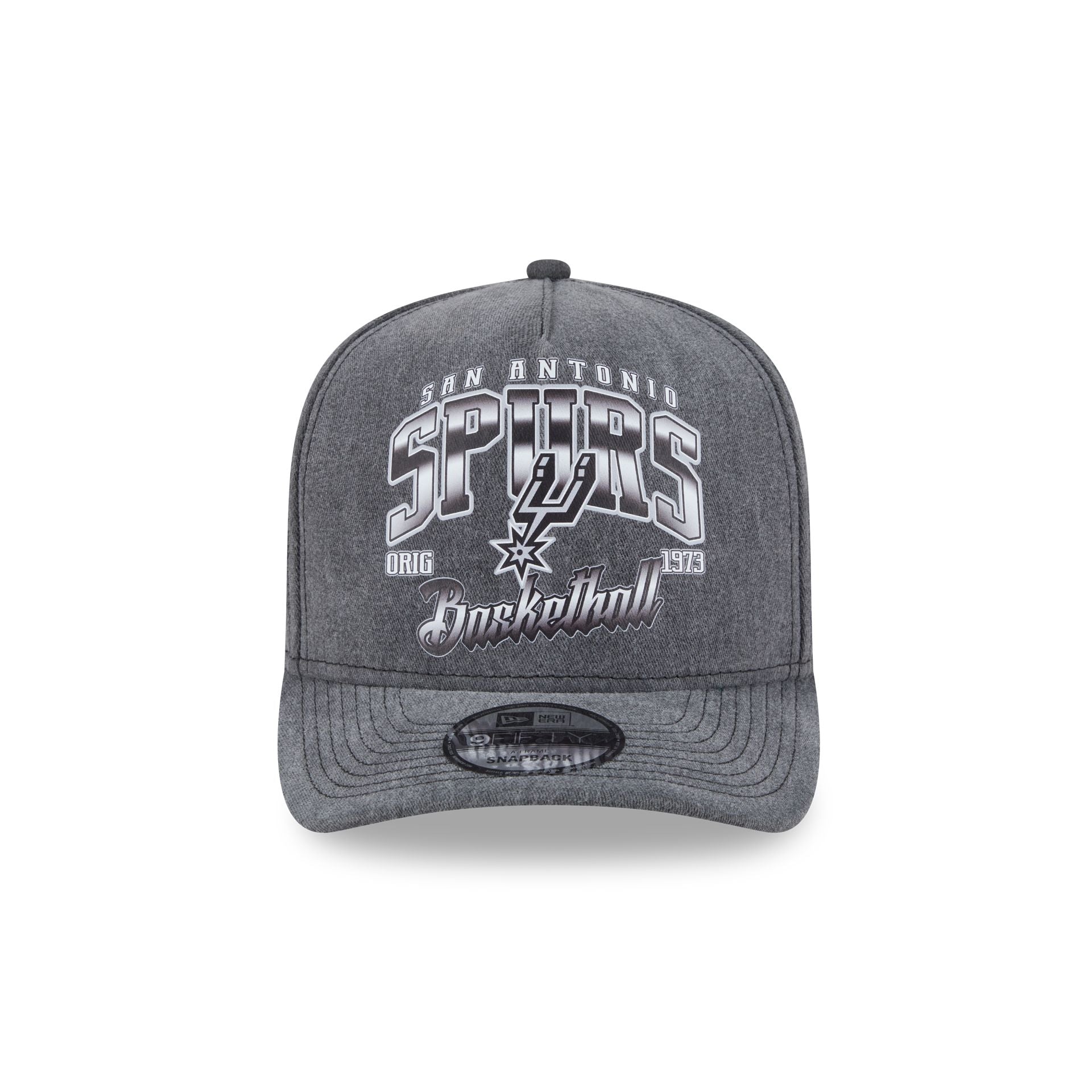 San Antonio Spurs Washed 9FIFTY A-Frame Snapback Hat - Image 2
