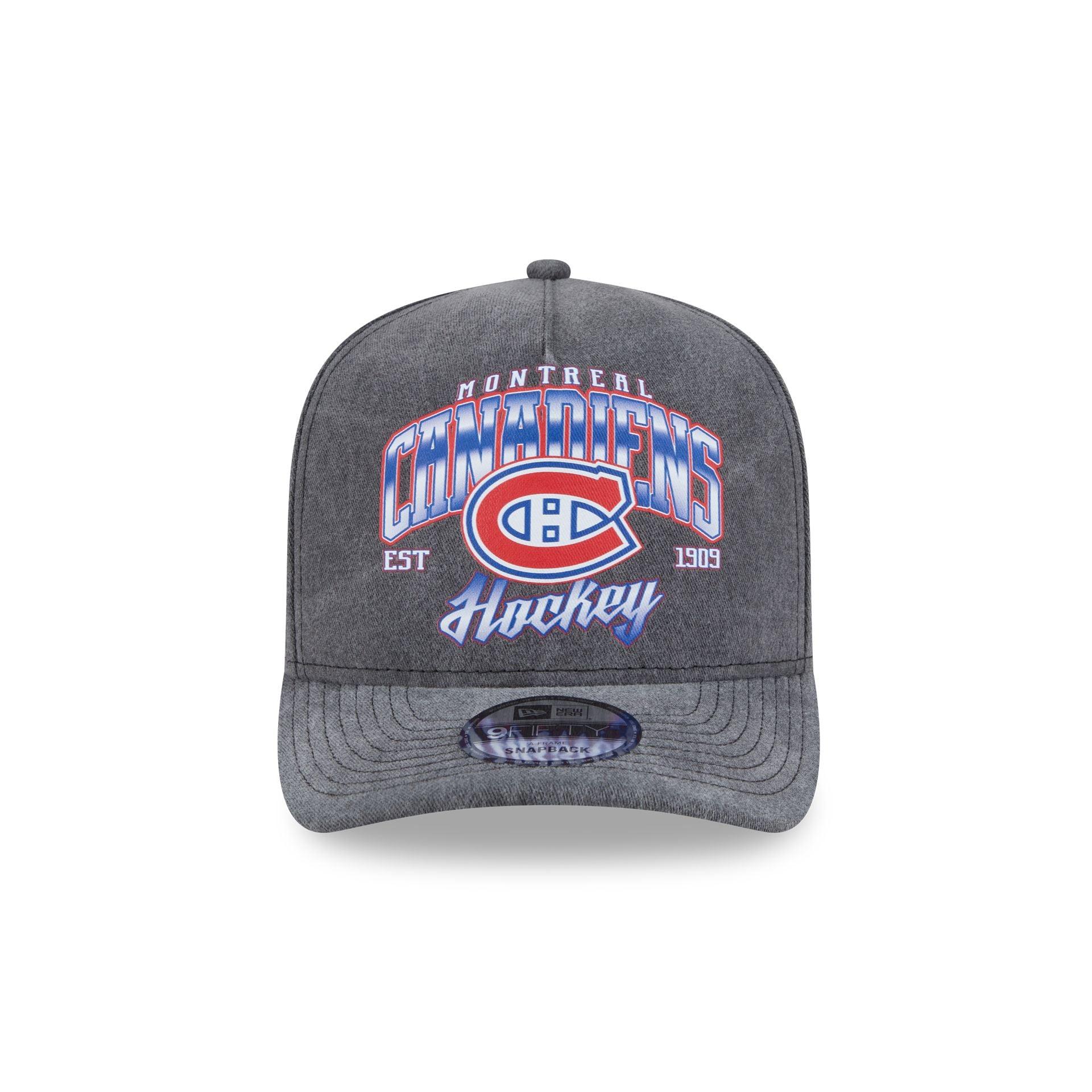 Montreal Canadiens Washed 9FIFTY A-Frame Snapback Hat - Image 2