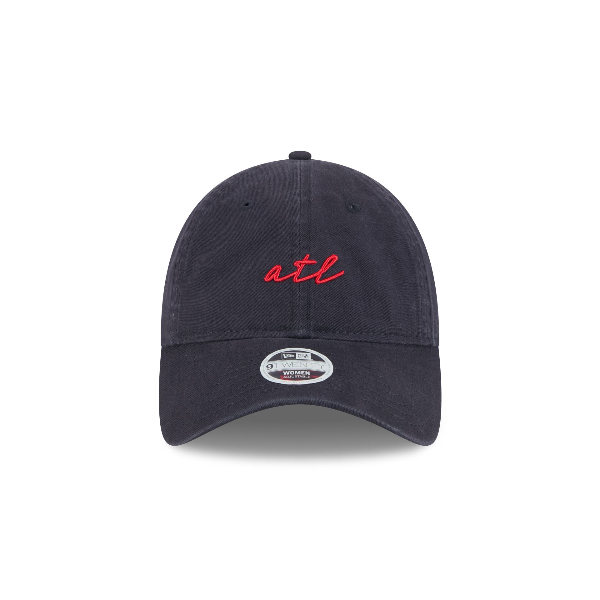 Atlanta Braves Women's Script 9TWENTY Adjustable Hat - Image 2