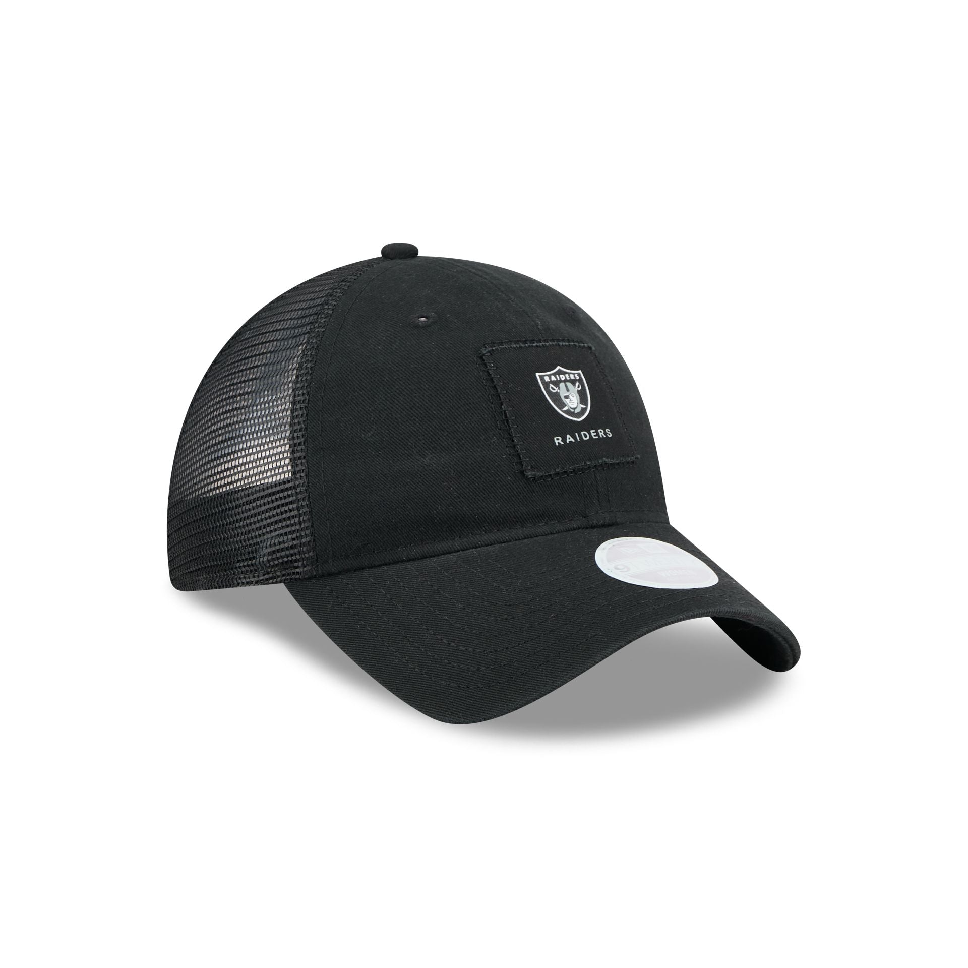 Las Vegas Raiders Women's Square Stitch 9TWENTY Trucker Hat - Image 3