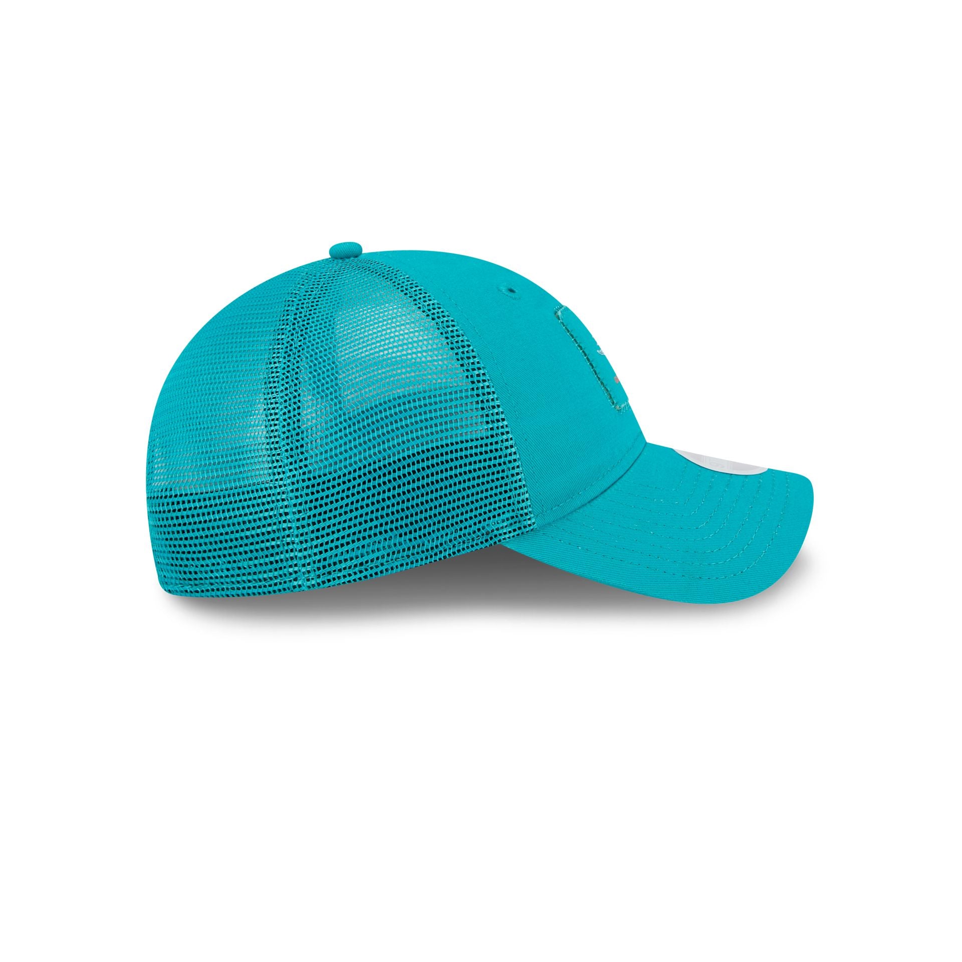 Miami Dolphins Women's Square Stitch 9TWENTY Trucker Hat - Image 5